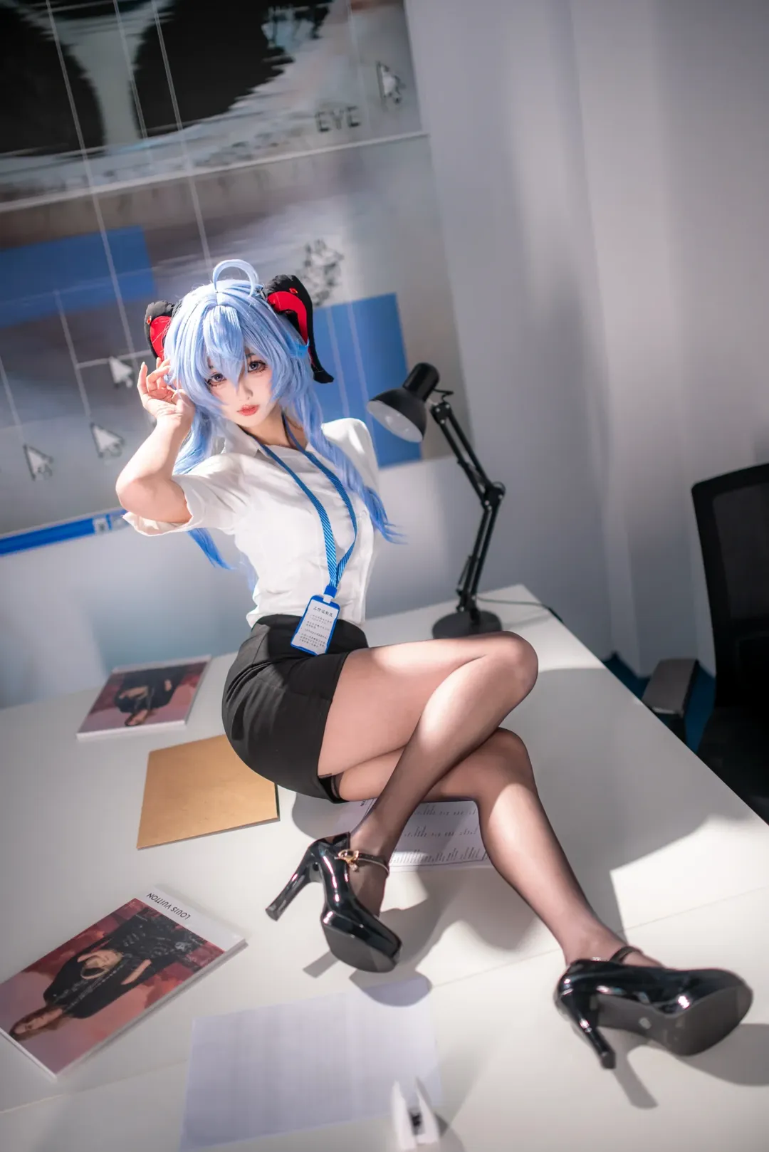 原神, 甘雨 コスプレ, 二次元撮影, 重慶コスプレ, OL秘書コスプレ - 9枚目