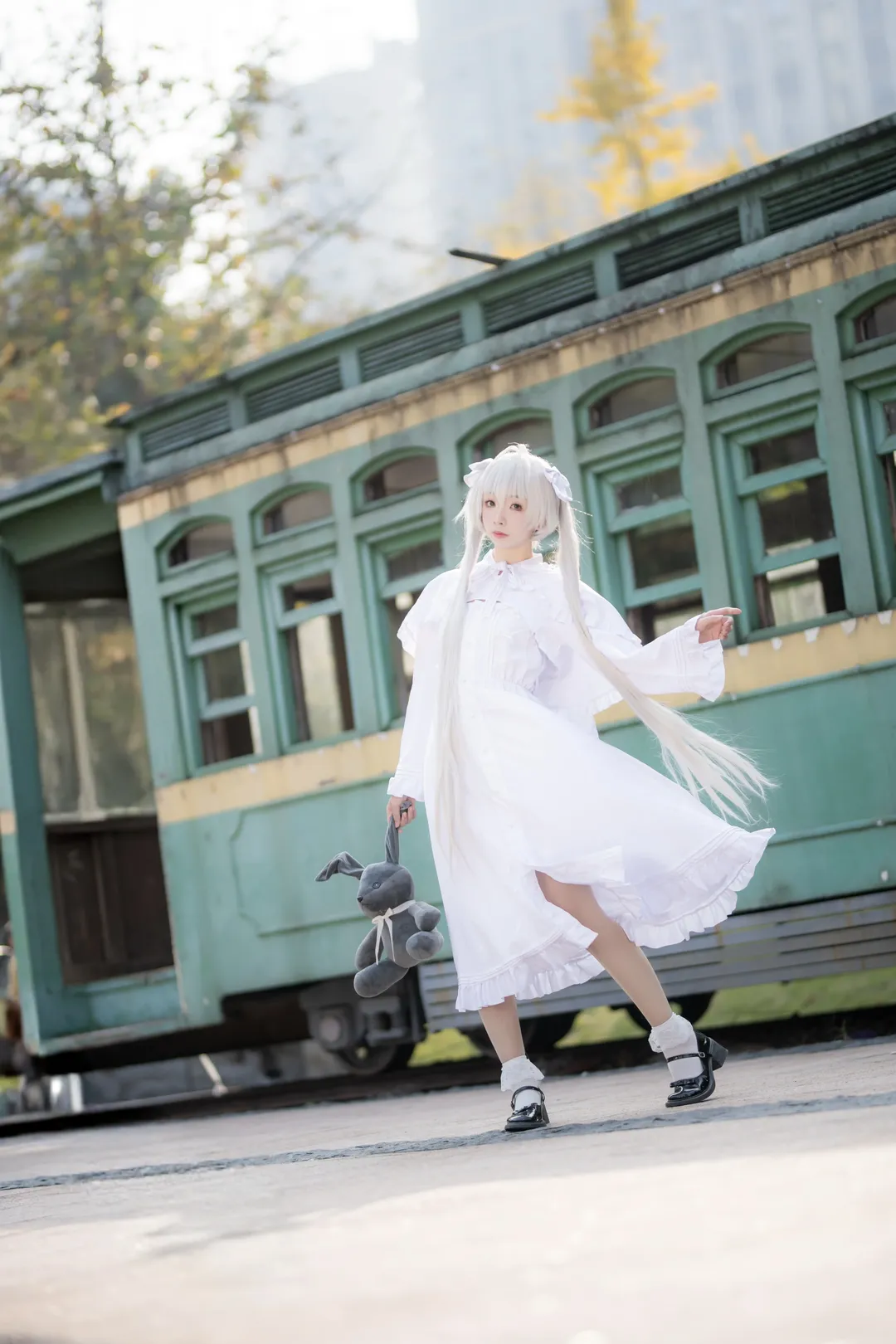 春日野穹 コスプレ, ヨスガノソラ, コスプレ撮影, 重慶ロケ, レトロな写真 - 1枚目