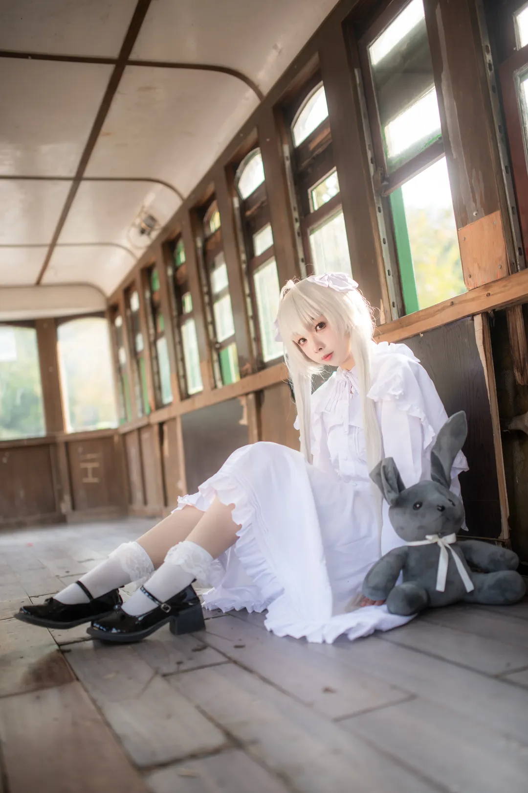 Kasugano Sora cosplay, Yosuga no Sora, Cosplay photography, Chongqing location shoot, Vintage portrait