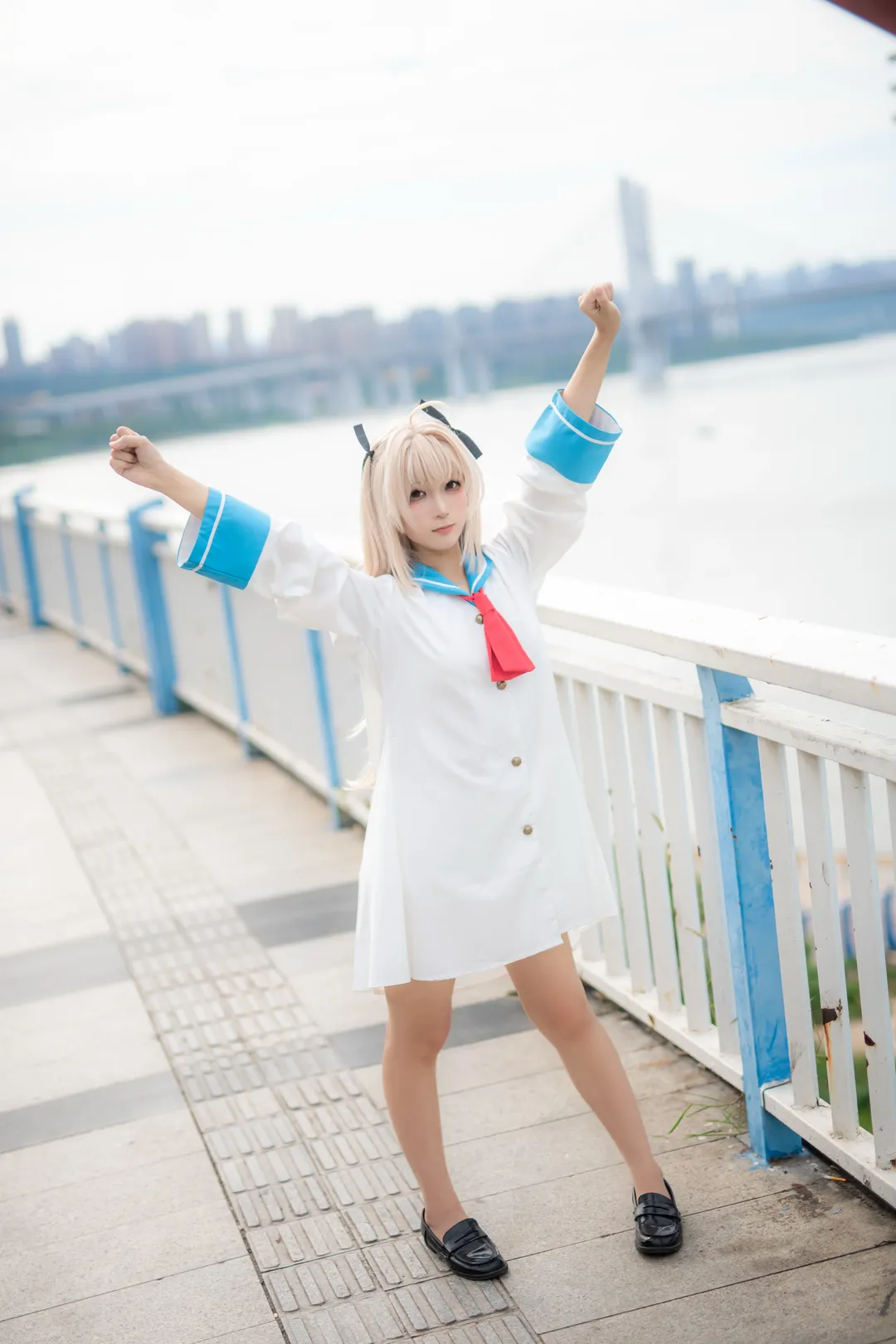 cos正片, 二次元cosplay, 水手服穿搭, 重庆外景摄影, 亚托莉cos - 第2张