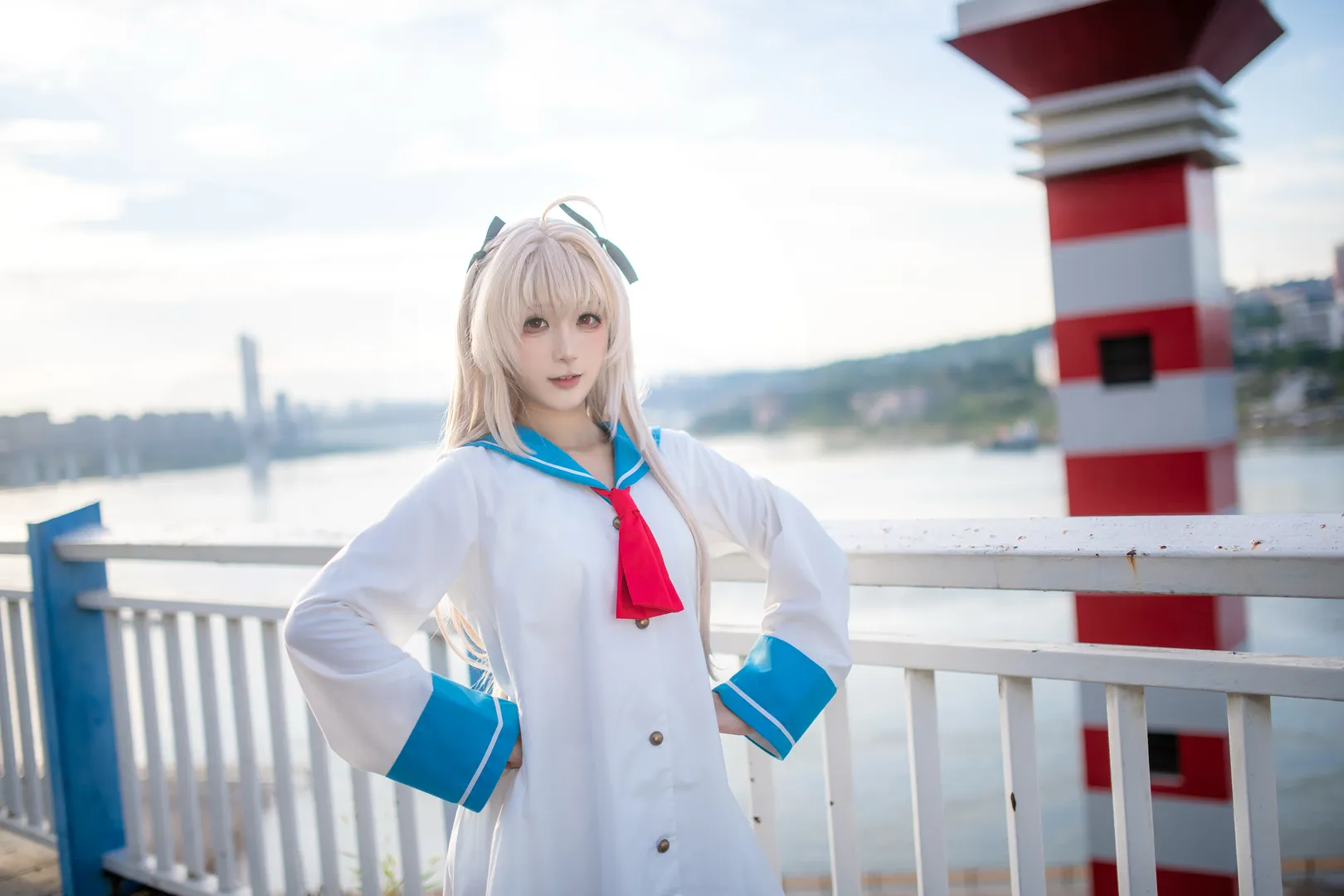 cos正片, 二次元cosplay, 水手服穿搭, 重庆外景摄影, 亚托莉cos - 第4张