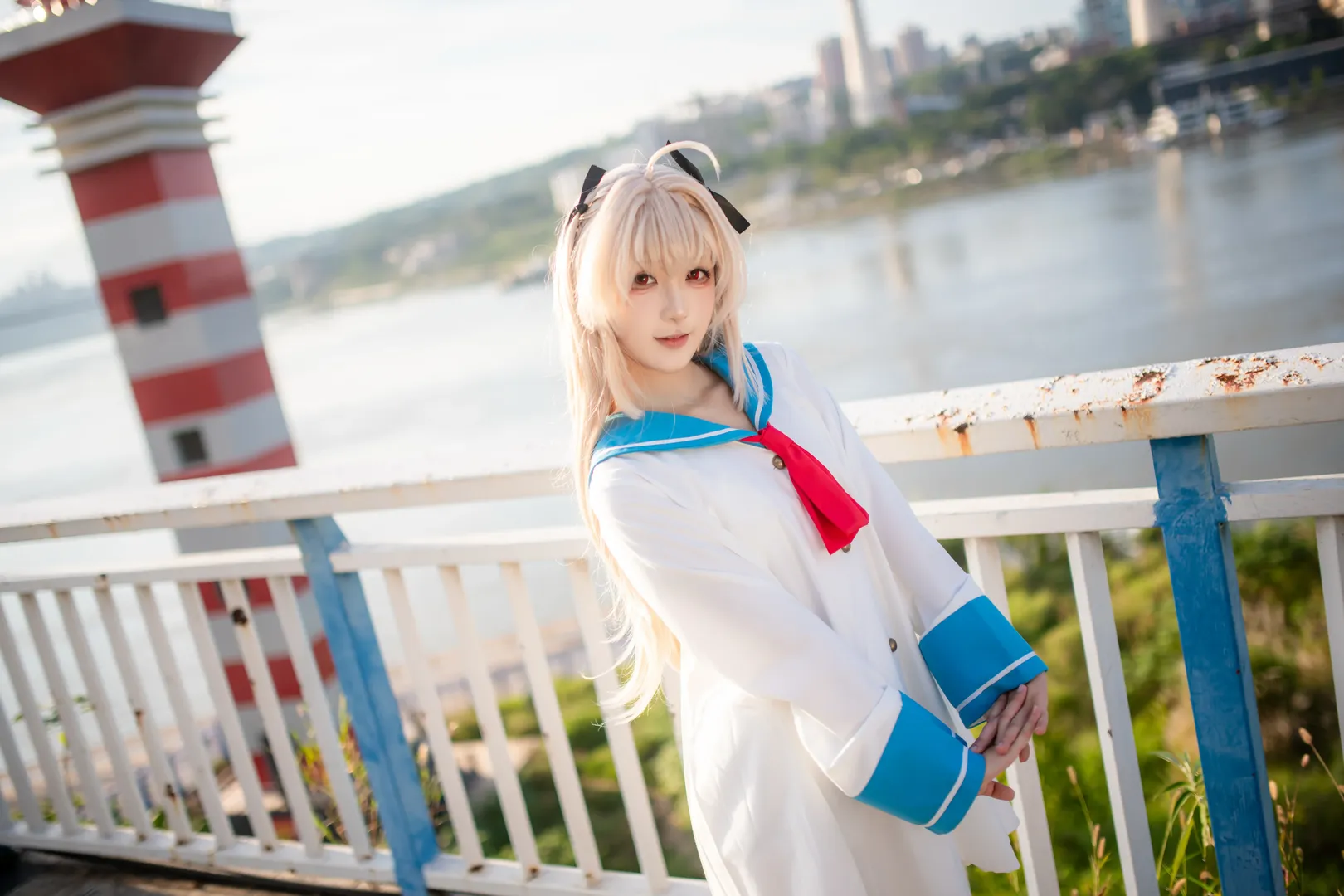 cos正片, 二次元cosplay, 水手服穿搭, 重庆外景摄影, 亚托莉cos - 第6张