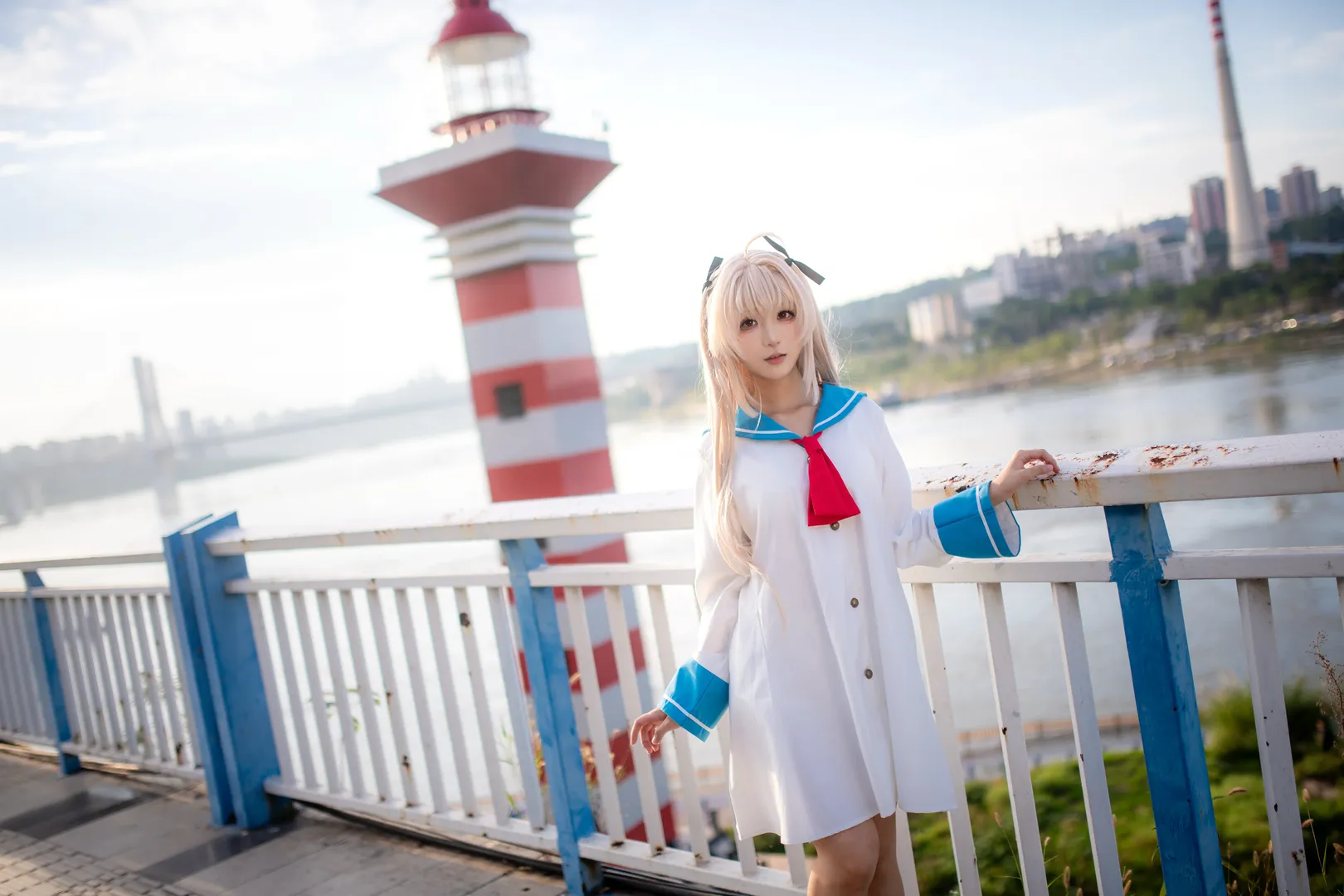 cos正片, 二次元cosplay, 水手服穿搭, 重庆外景摄影, 亚托莉cos - 第8张