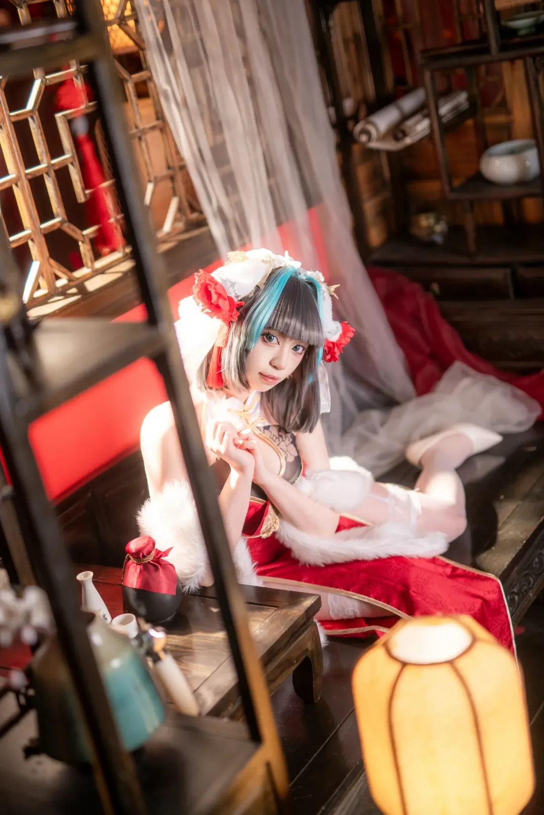 柴郡cos, 碧蓝航线, cos正片, 旗袍cos, 重庆cosplay - 第3张