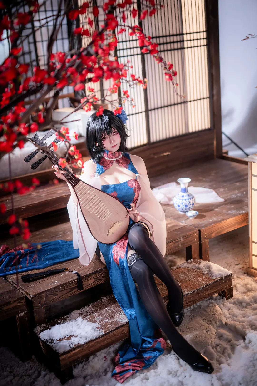 二次元撮影, アズールレーン, コスプレ撮影, 国風チャイナドレス, 建武コスプレ - 1枚目