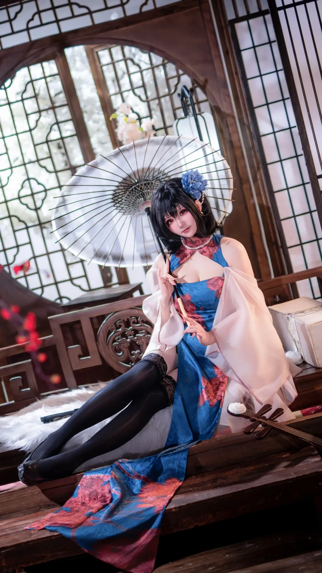 二次元撮影, アズールレーン, コスプレ撮影, 国風チャイナドレス, 建武コスプレ - 5枚目
