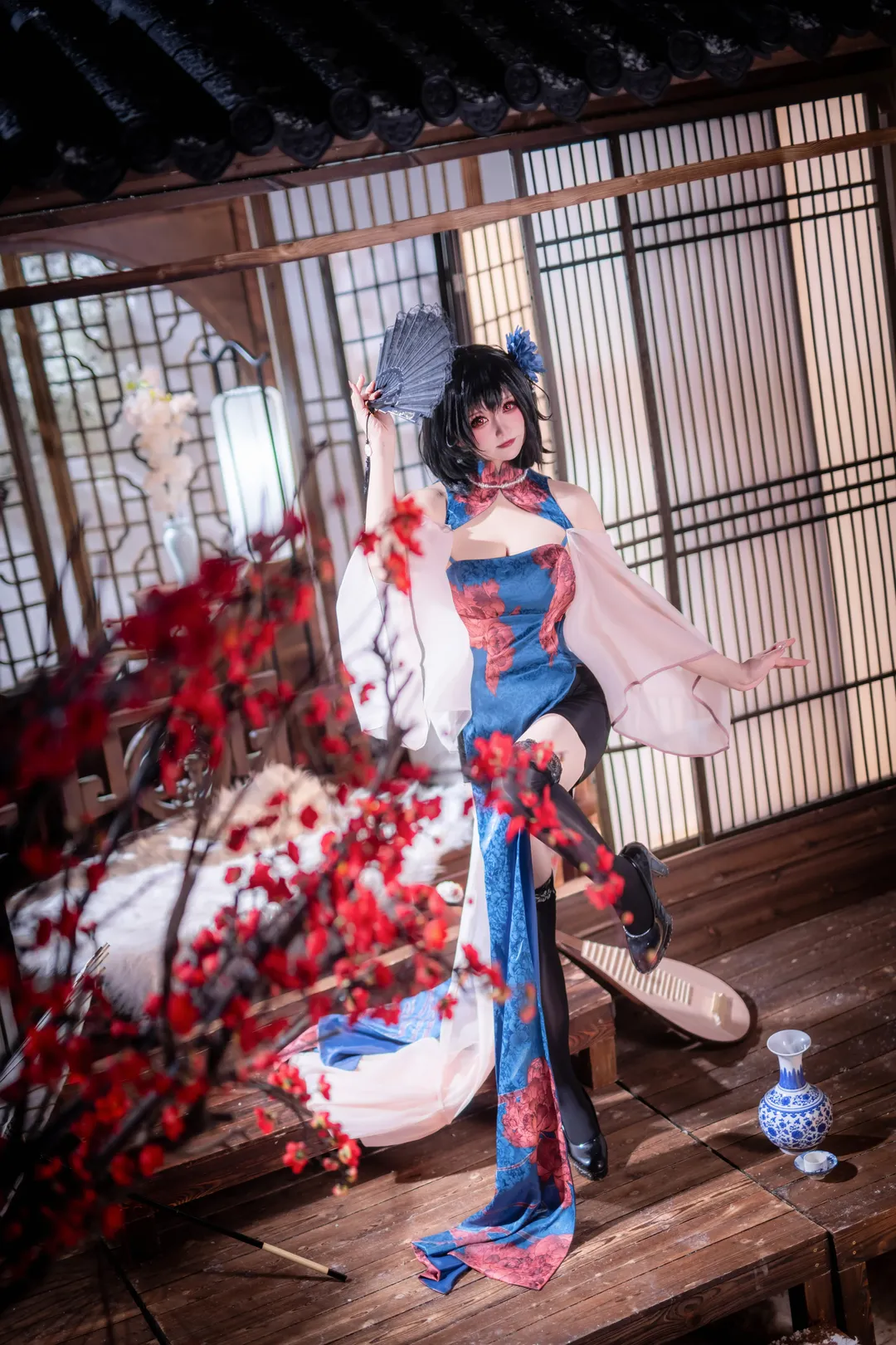 二次元摄影, 碧蓝航线, cosplay正片, 国风旗袍, 建武cos
