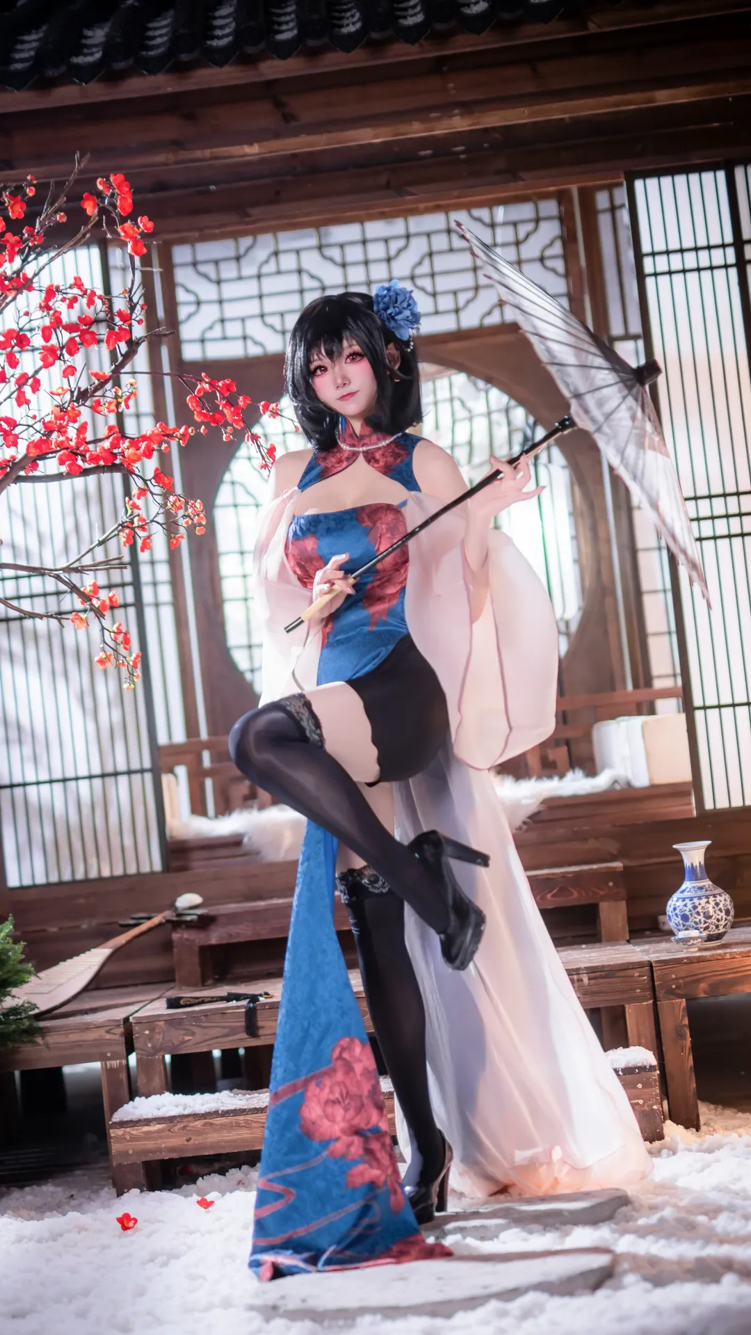 二次元撮影, アズールレーン, コスプレ撮影, 国風チャイナドレス, 建武コスプレ - 9枚目