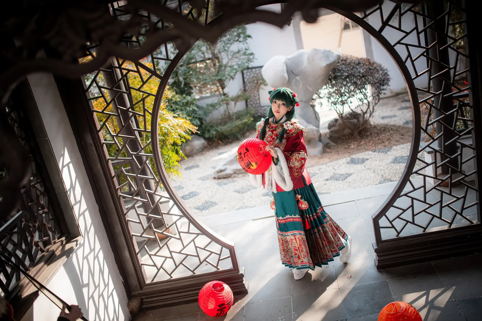 药屋少女的呢喃, 青岛约拍, 药屋猫猫cos, 汉服cosplay, 新年摄影 - 第4张