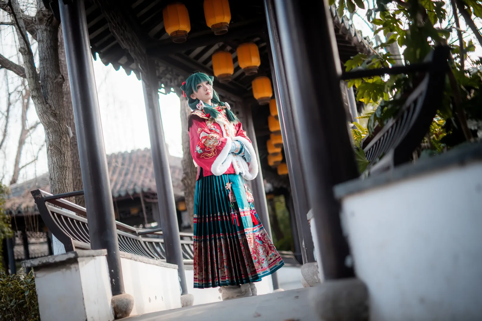 药屋少女的呢喃, 青岛约拍, 药屋猫猫cos, 汉服cosplay, 新年摄影 - 第5张