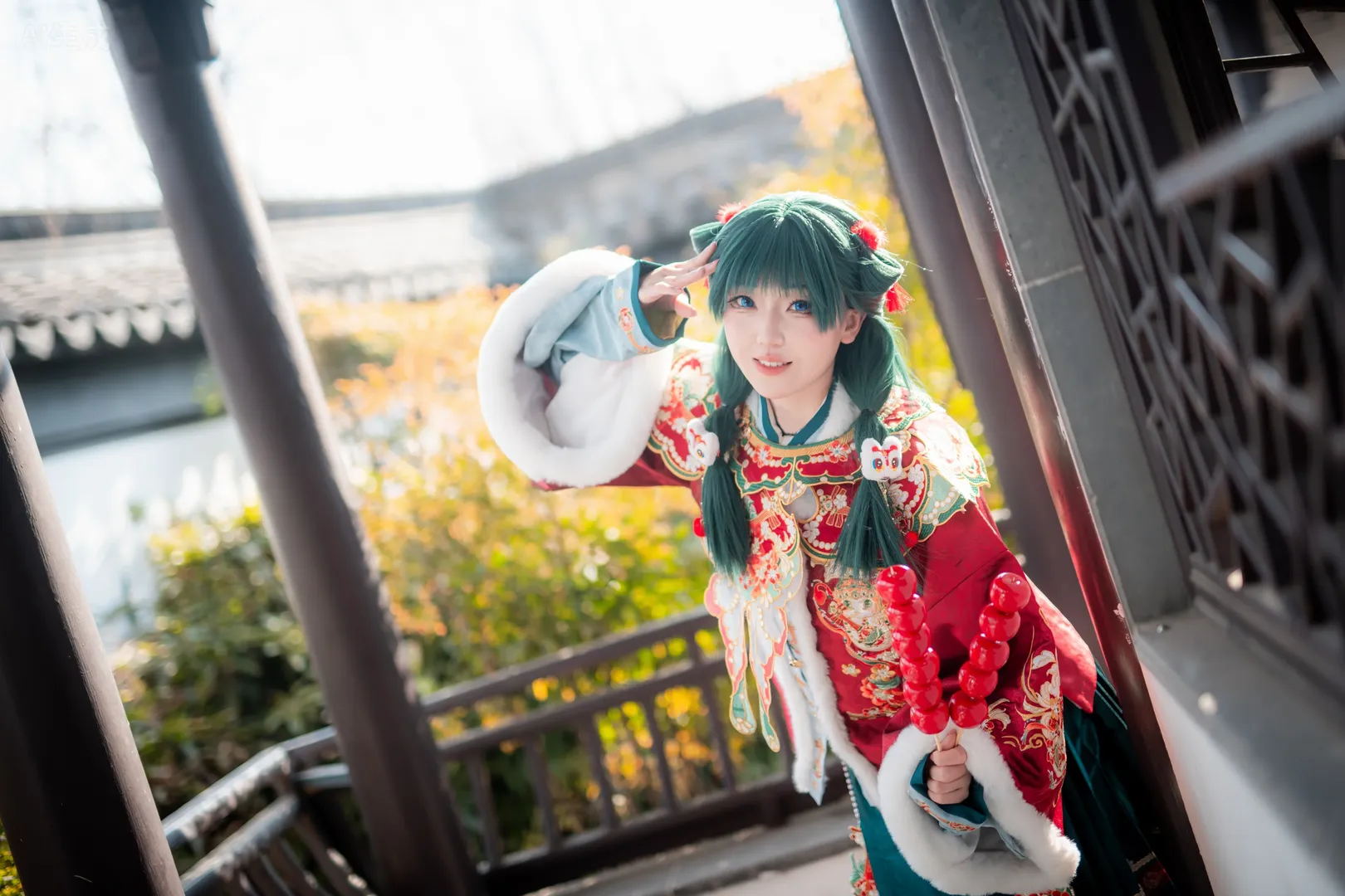 药屋少女的呢喃, 青岛约拍, 药屋猫猫cos, 汉服cosplay, 新年摄影 - 第7张