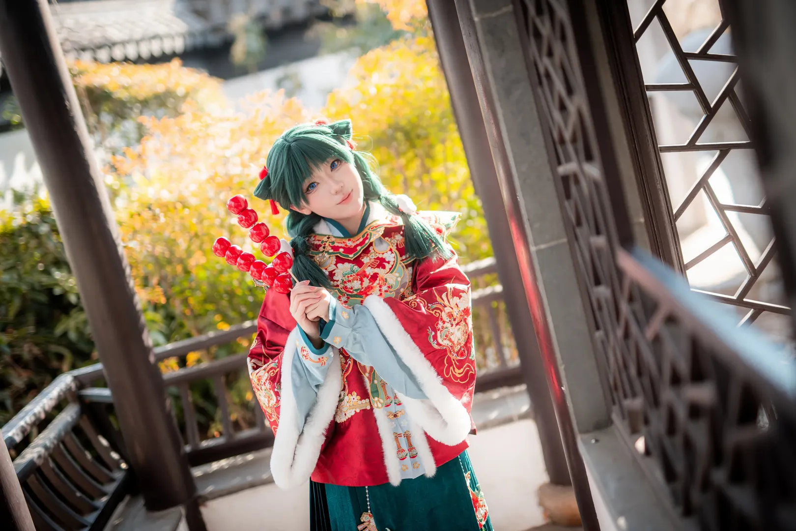 药屋少女的呢喃, 青岛约拍, 药屋猫猫cos, 汉服cosplay, 新年摄影 - 第9张