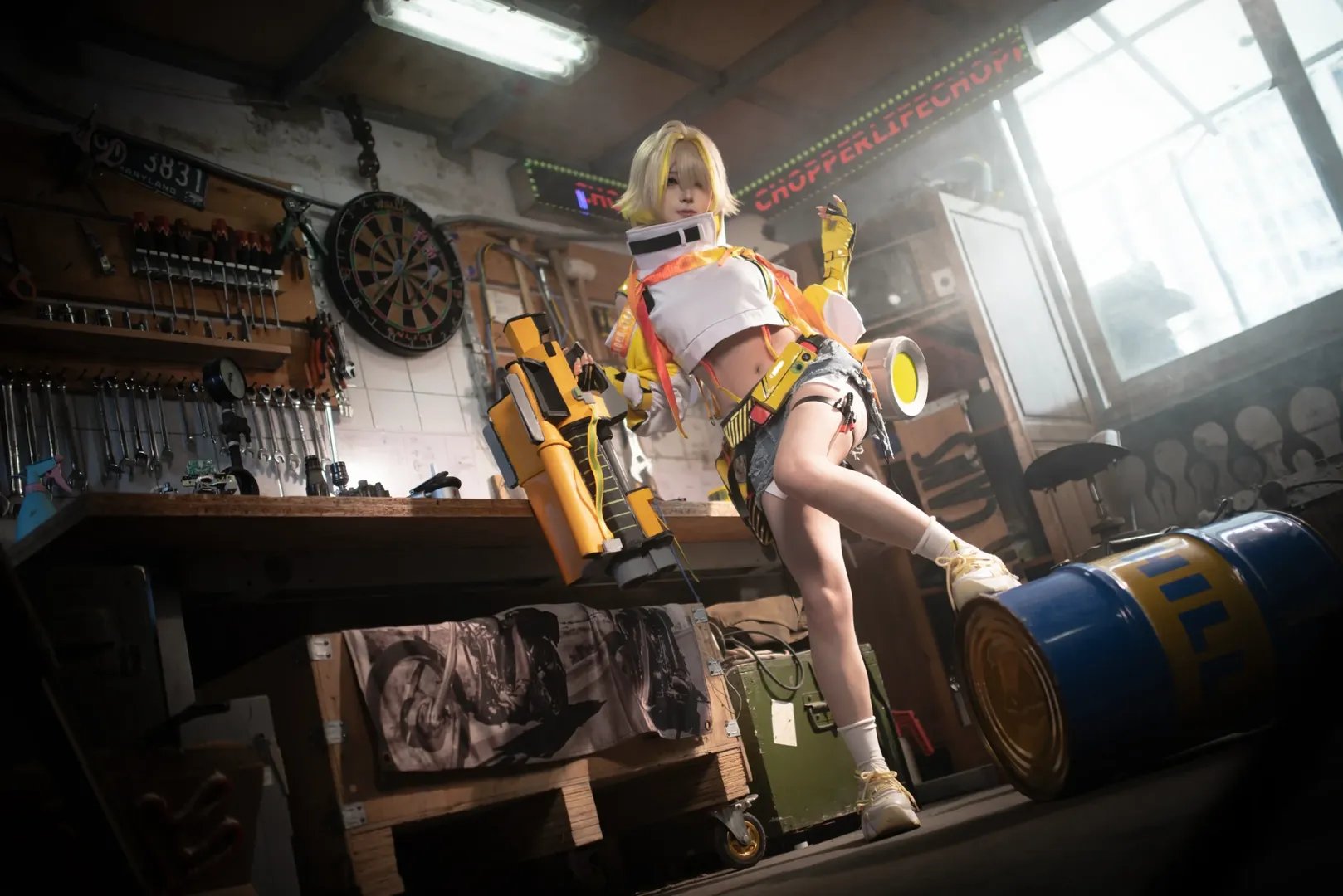 二次元摄影, 胜利女神, cosplay正片, 伊莱格cos, 机械风人像 - 第13张