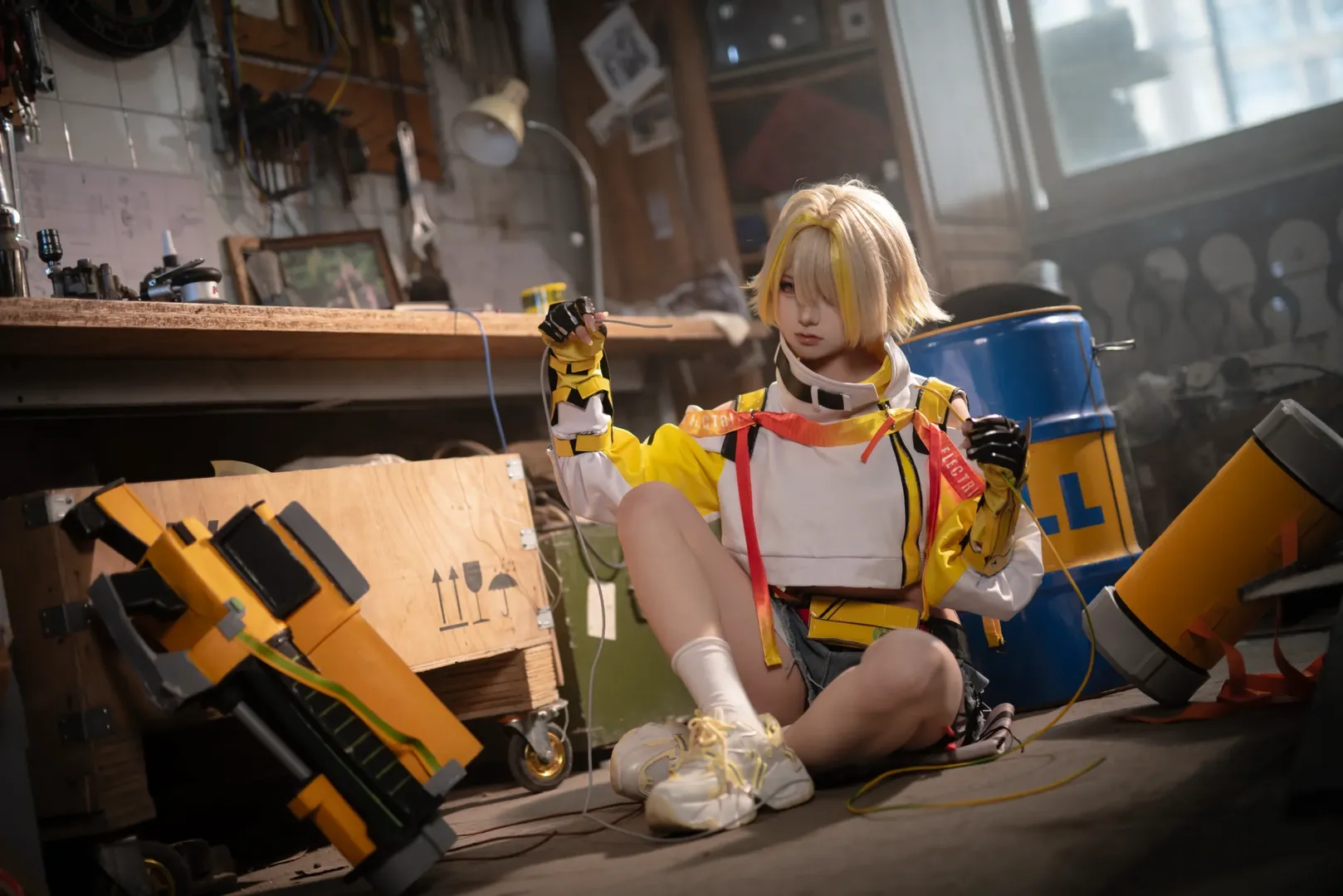 二次元摄影, 胜利女神, cosplay正片, 伊莱格cos, 机械风人像 - 第14张