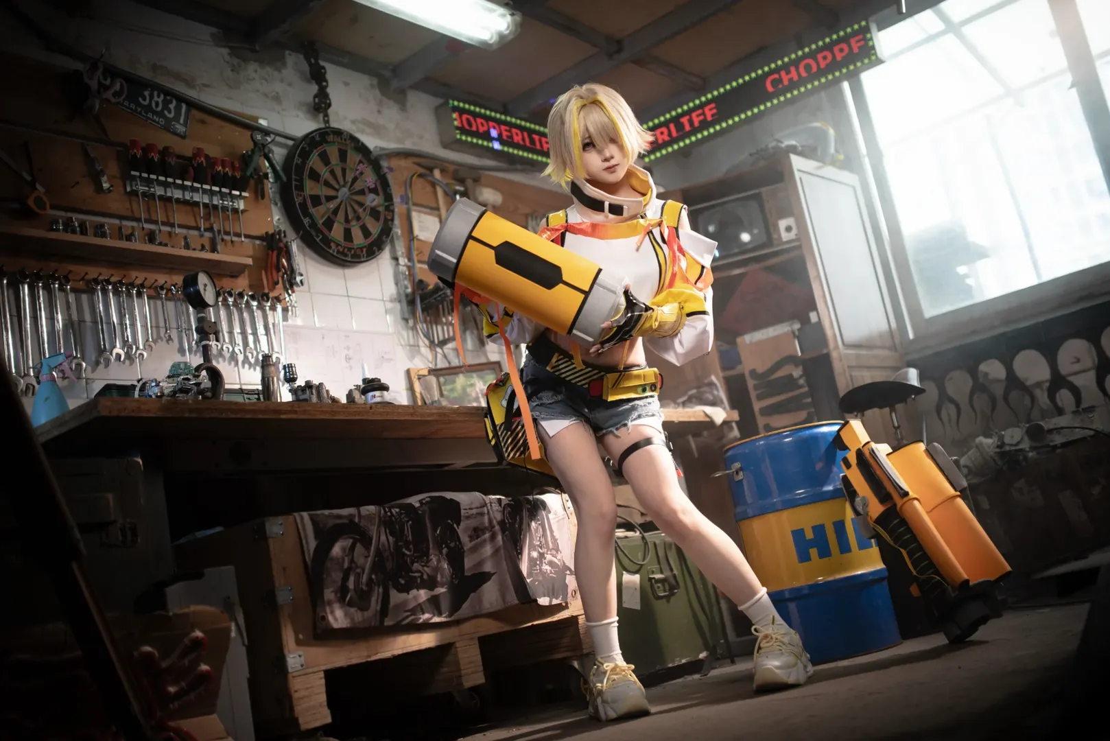 二次元摄影, 胜利女神, cosplay正片, 伊莱格cos, 机械风人像 - 第3张