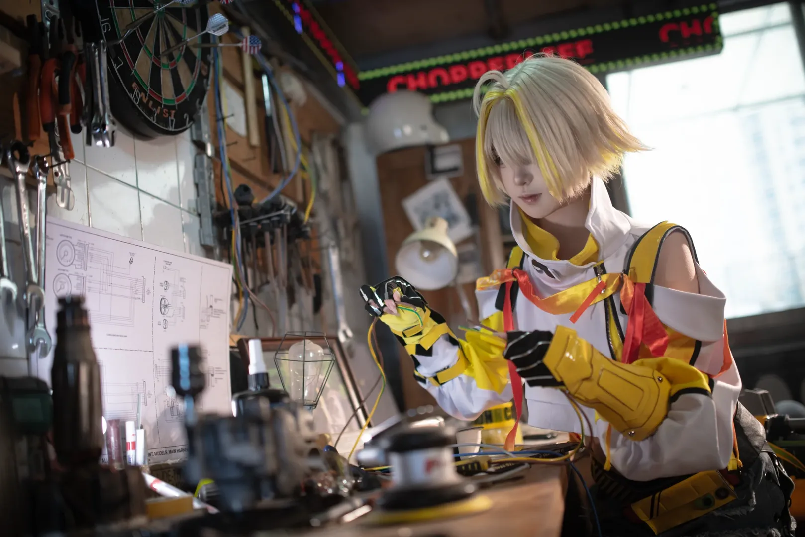 二次元摄影, 胜利女神, cosplay正片, 伊莱格cos, 机械风人像 - 第4张