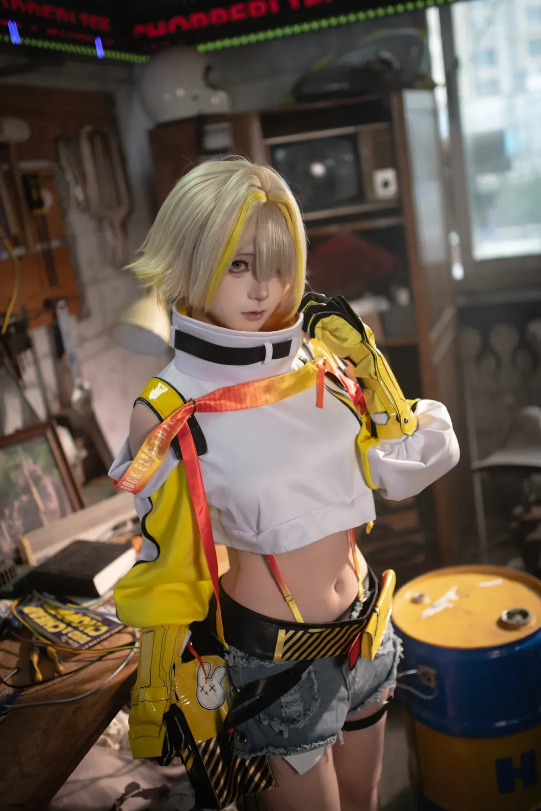 二次元摄影, 胜利女神, cosplay正片, 伊莱格cos, 机械风人像 - 第5张
