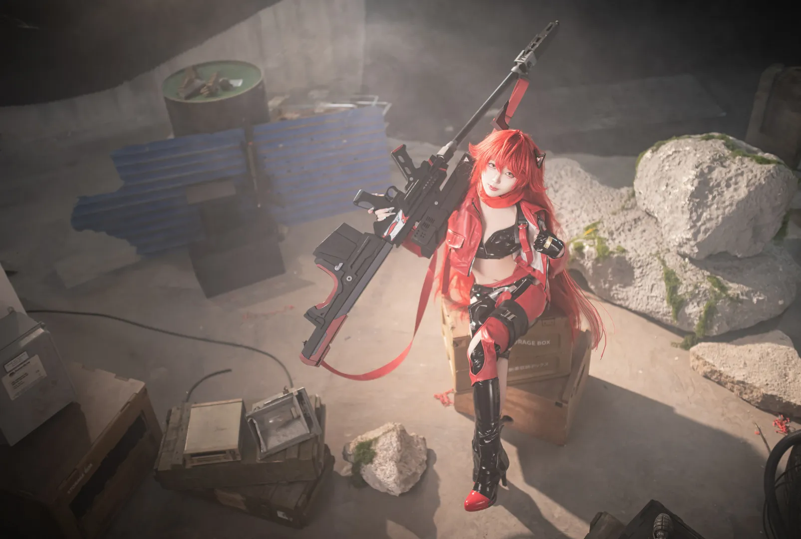 胜利女神Nikke, cosplay正片, nikke小红帽cos, 青岛摄影棚, 南光灯具 - 第4张