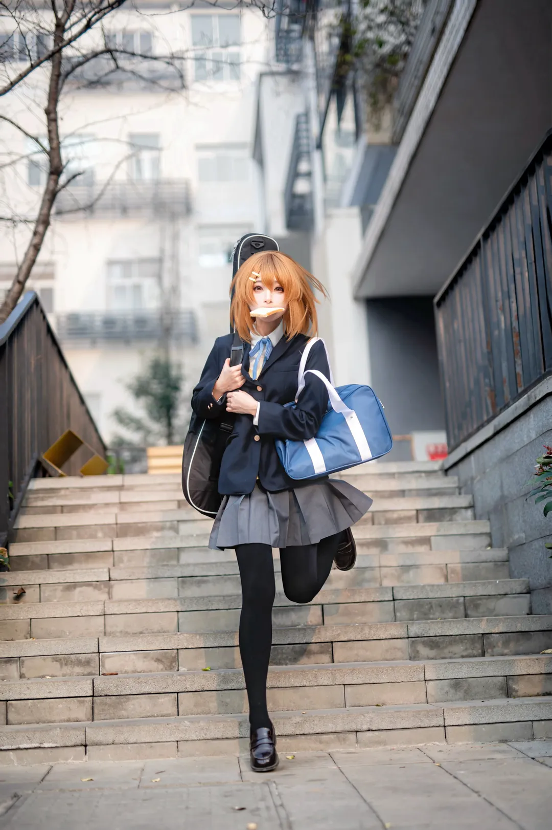 二次元撮影, けいおん！, 平沢唯コスプレ, 重慶コスプレ撮影, 日系JK - 1枚目