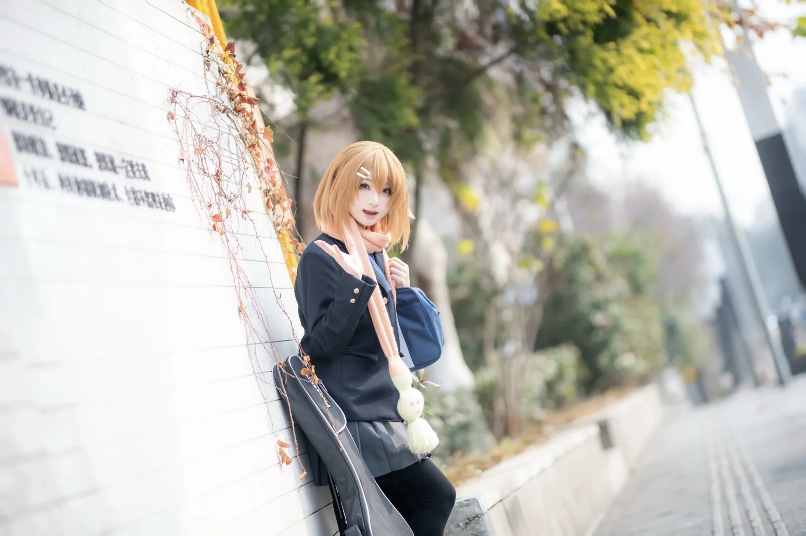 二次元撮影, けいおん！, 平沢唯コスプレ, 重慶コスプレ撮影, 日系JK - 9枚目