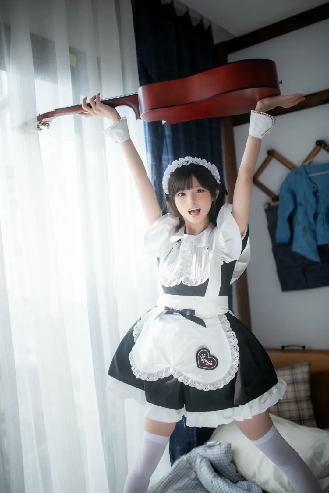 拍照姿势分享, 室内写真, 二次元穿搭, 日系摄影, 女仆装cosplay - 第3张