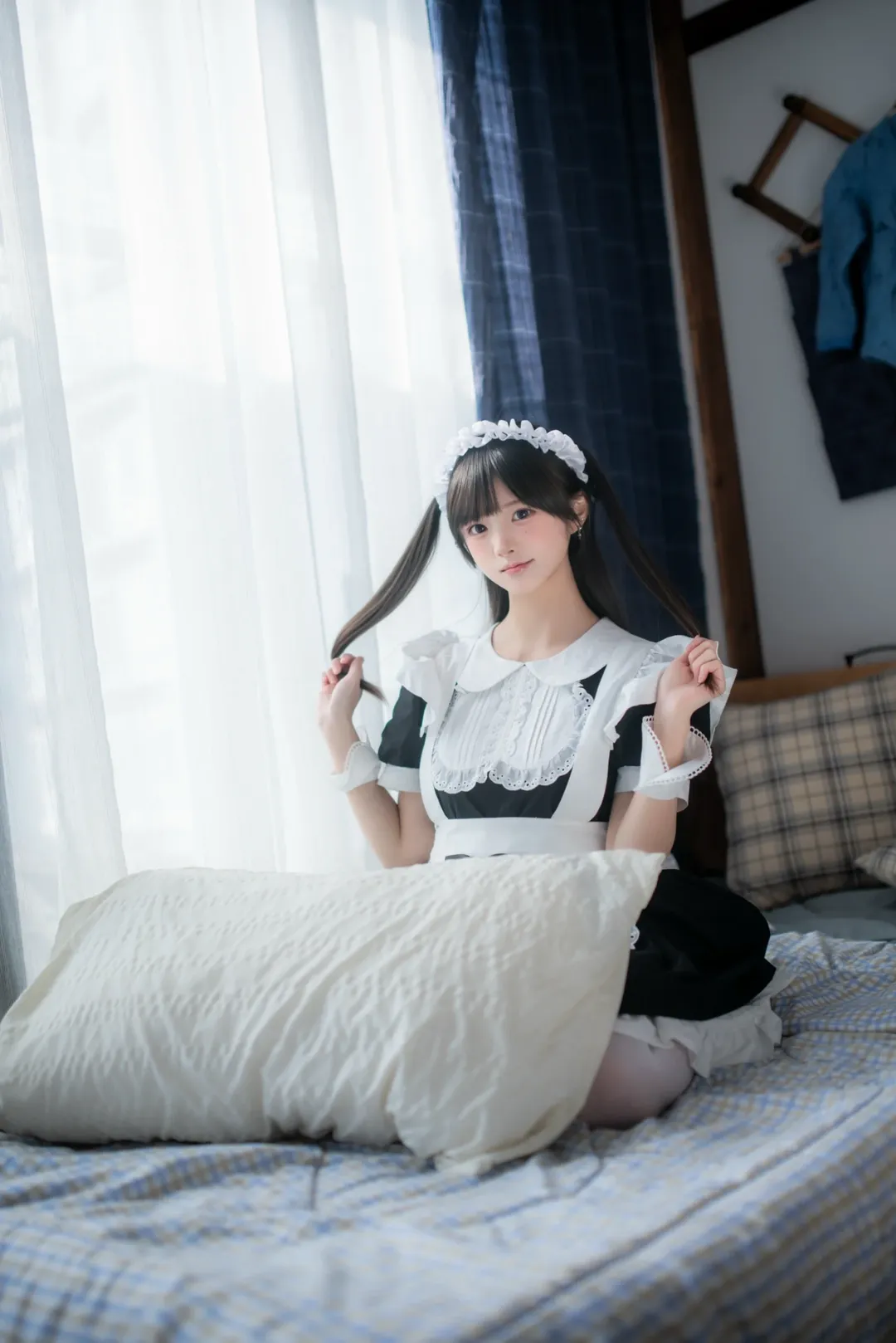 拍照姿势分享, 室内写真, 二次元穿搭, 日系摄影, 女仆装cosplay - 第4张