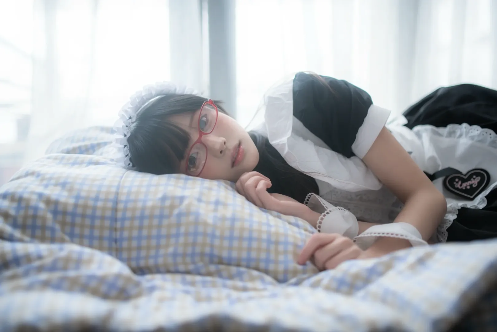 拍照姿势分享, 室内写真, 二次元穿搭, 日系摄影, 女仆装cosplay - 第6张