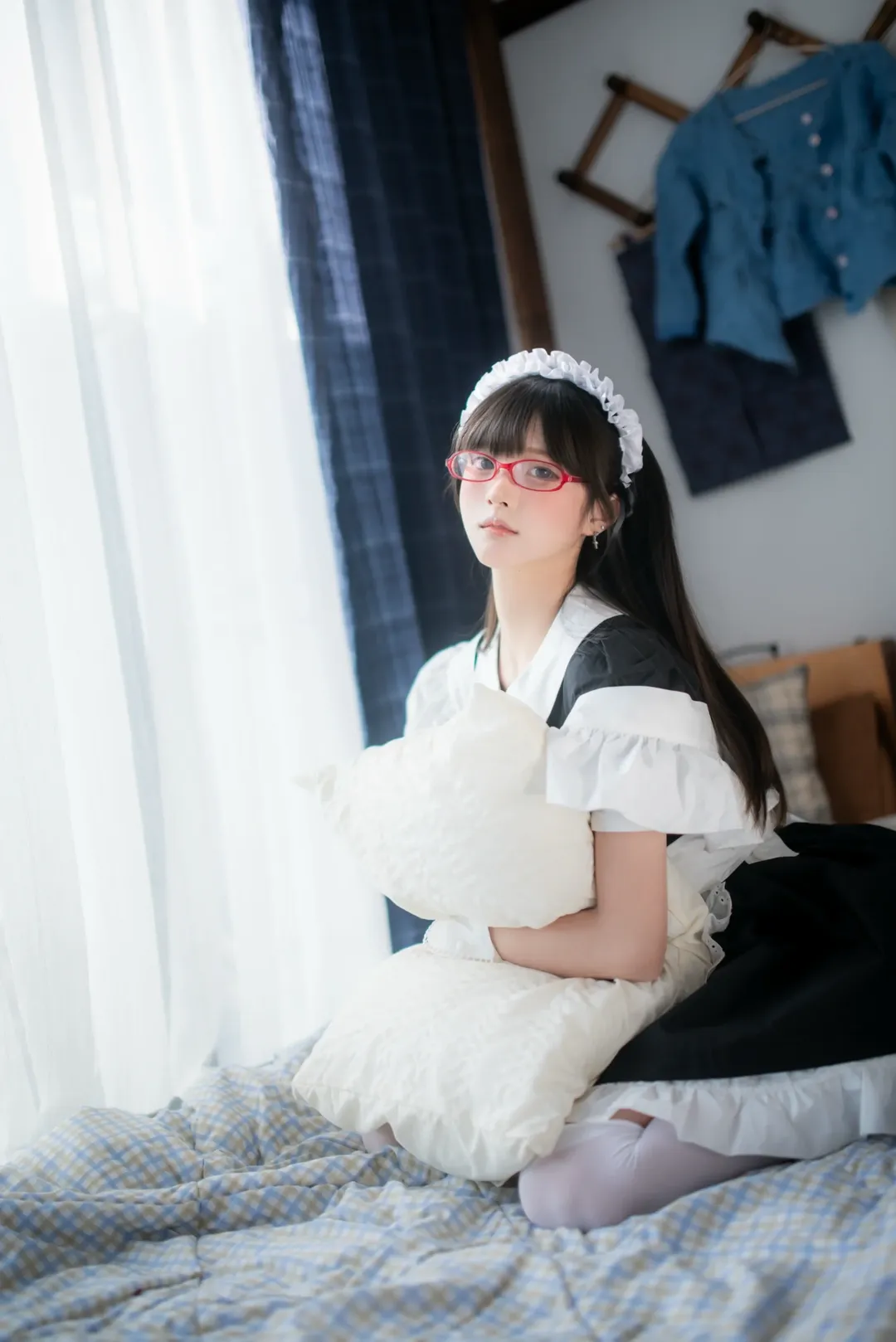 拍照姿势分享, 室内写真, 二次元穿搭, 日系摄影, 女仆装cosplay - 第7张
