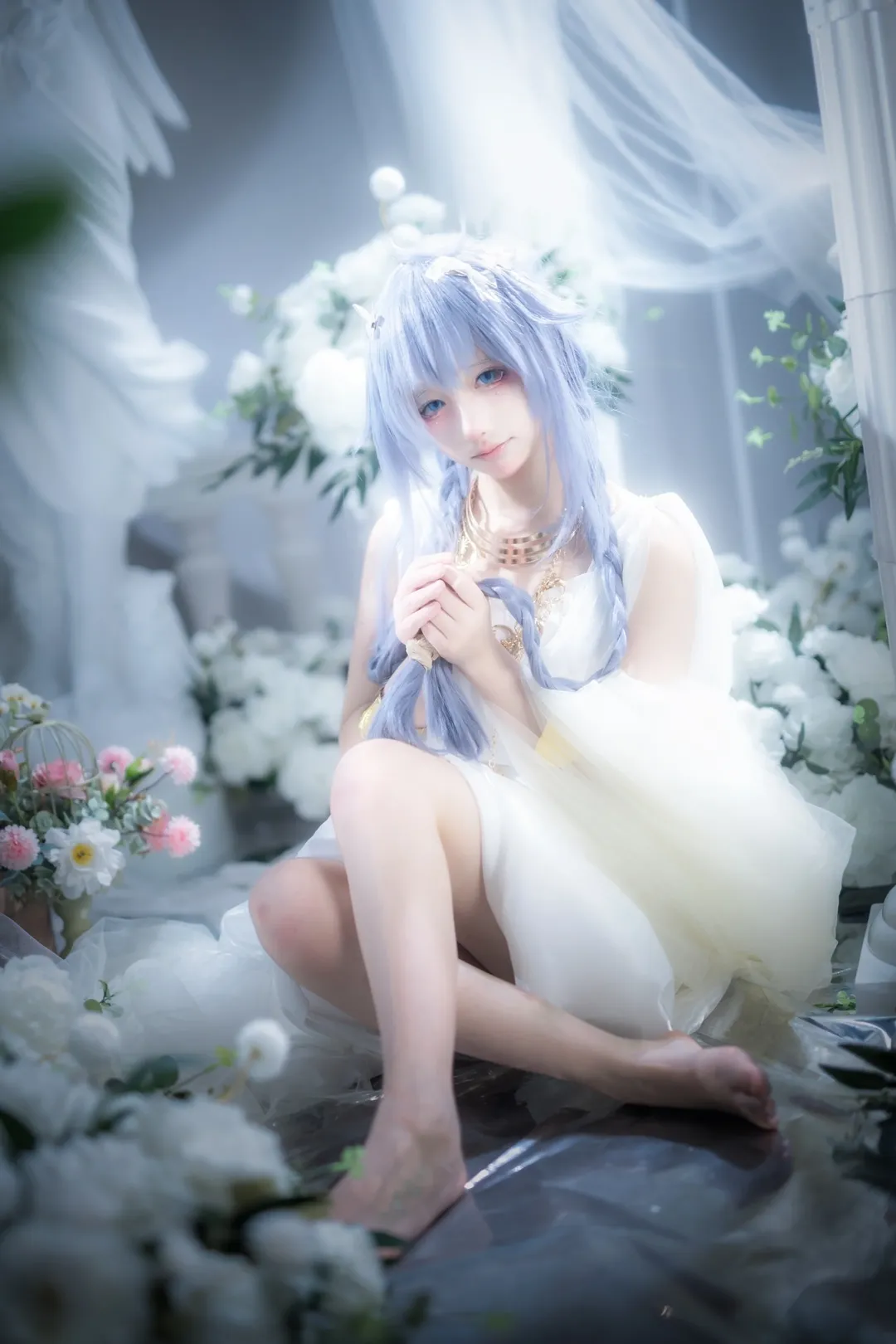 二次元Cosplay, 洛琪希cos, 无职转生, 希腊风摄影, 重庆漫展摄影 - 第1张