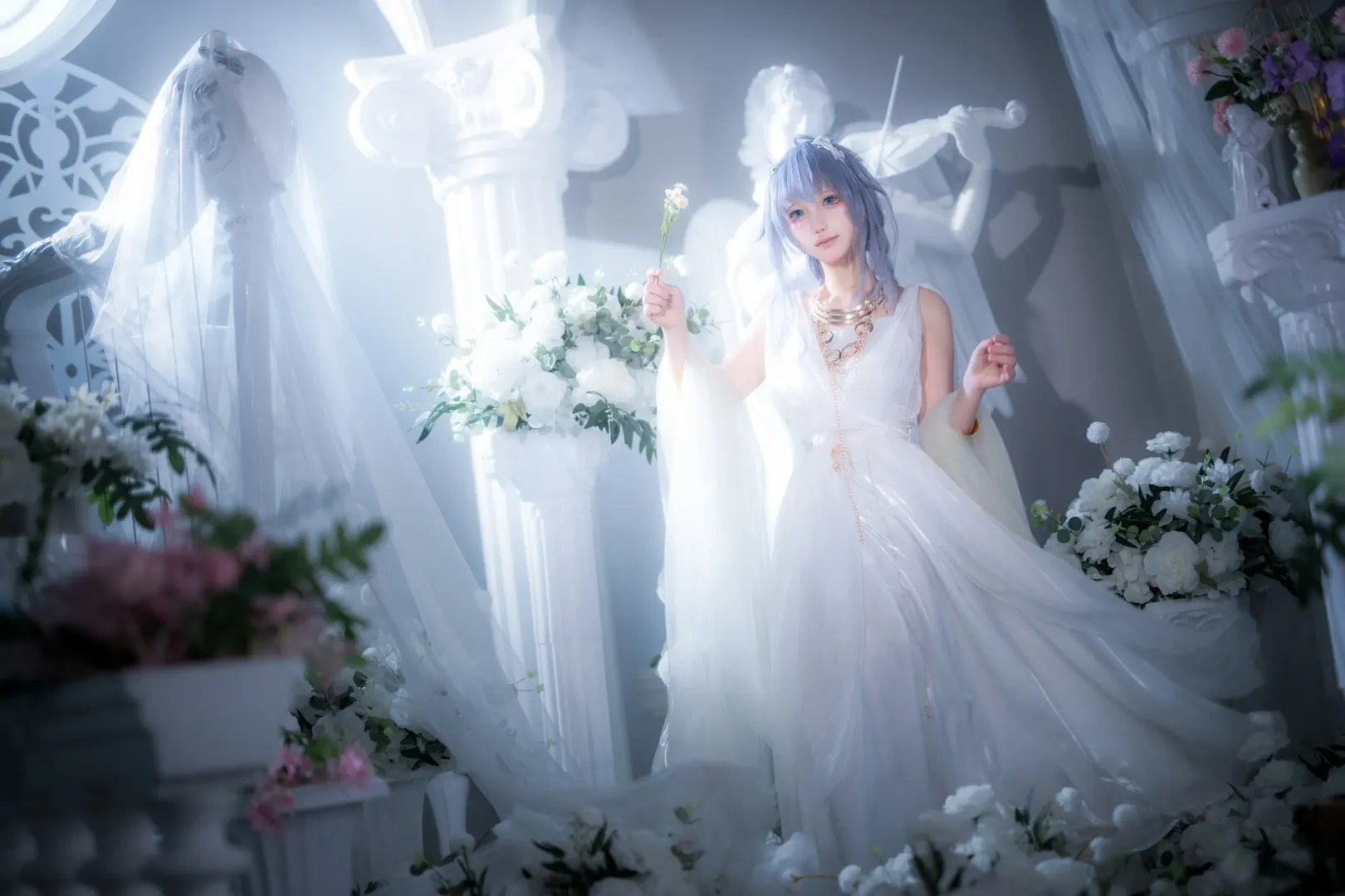 二次元Cosplay, 洛琪希cos, 无职转生, 希腊风摄影, 重庆漫展摄影 - 第3张