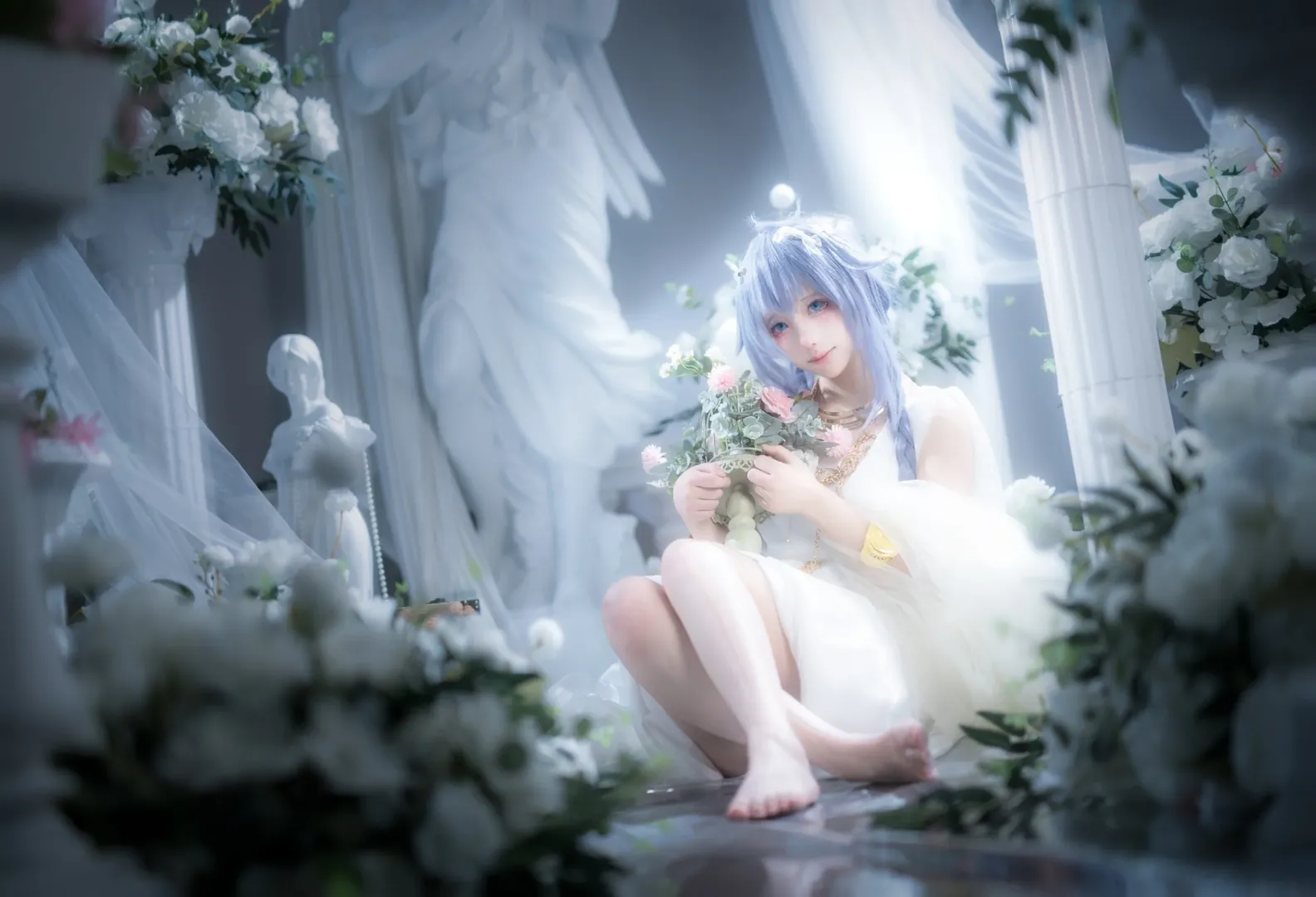 二次元Cosplay, 洛琪希cos, 无职转生, 希腊风摄影, 重庆漫展摄影 - 第5张