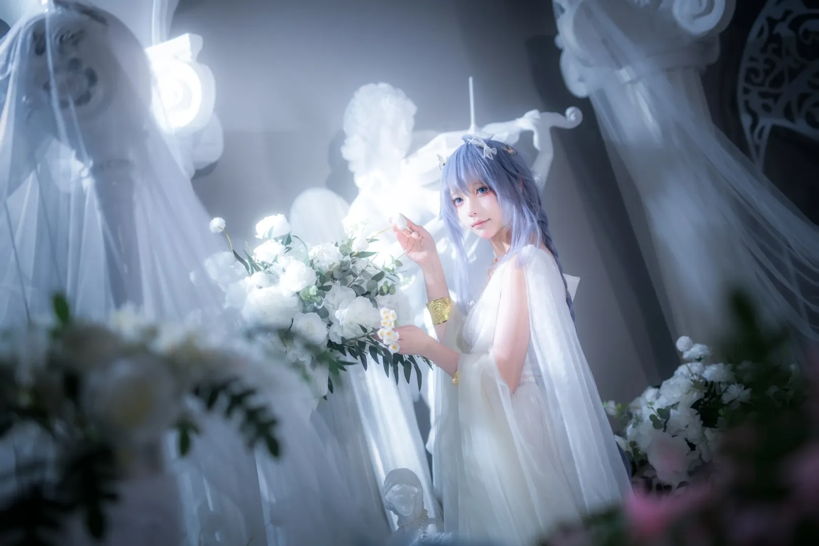 二次元Cosplay, 洛琪希cos, 无职转生, 希腊风摄影, 重庆漫展摄影 - 第6张