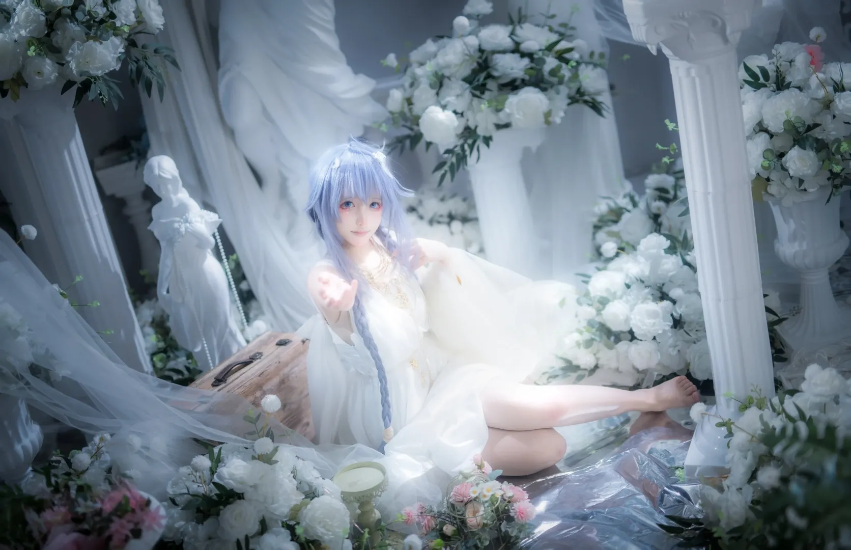 二次元Cosplay, 洛琪希cos, 无职转生, 希腊风摄影, 重庆漫展摄影 - 第7张
