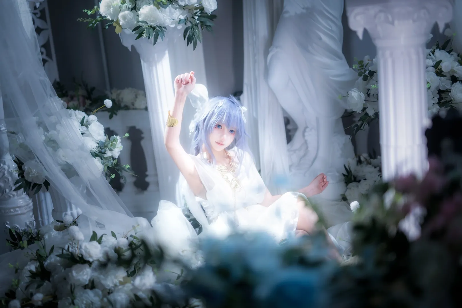 二次元Cosplay, 洛琪希cos, 无职转生, 希腊风摄影, 重庆漫展摄影 - 第8张