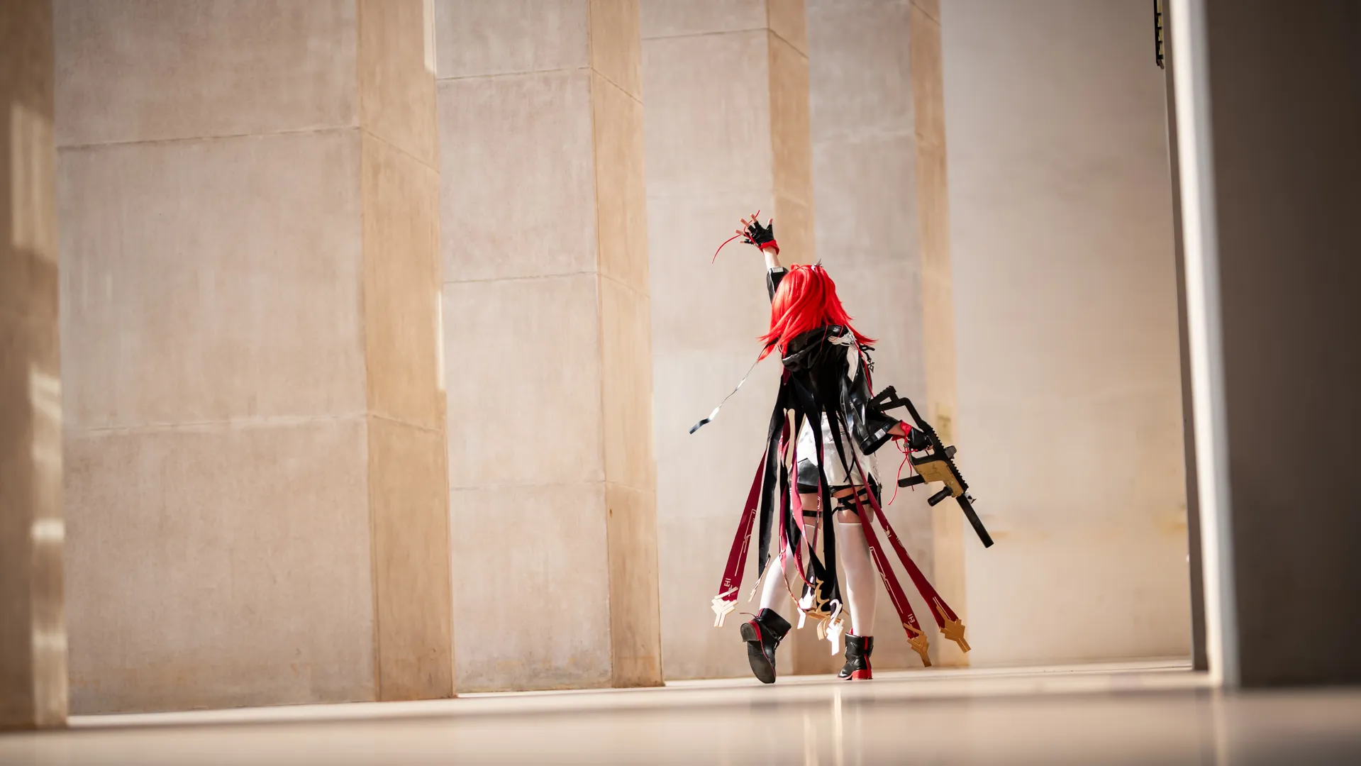 明日方舟, 新约能天使cos, cosplay正片, 战术风穿搭, 重庆二次元摄影 - 第1张