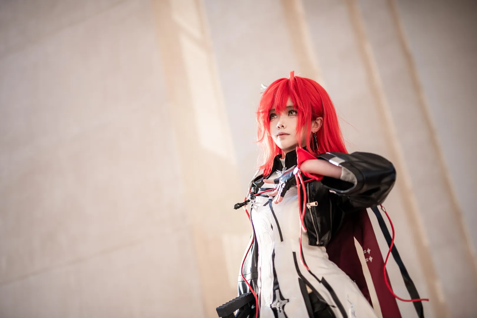 明日方舟, 新约能天使cos, cosplay正片, 战术风穿搭, 重庆二次元摄影 - 第3张