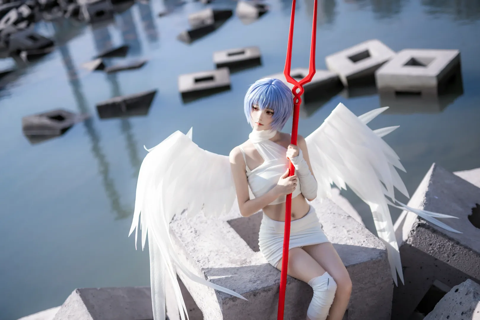 二次元攝影, 綾波麗cos, 新世紀福音戰士, cosplay攝影, 綾波麗生賀 - 第7張
