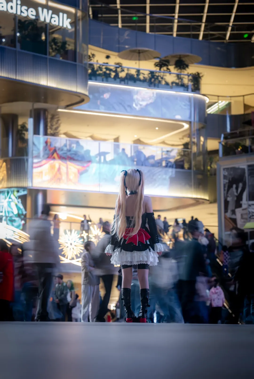 二次元摄影, 夜景人像, 玛丽罗斯cos, 死或生, 重庆cosplay摄影 - 第2张