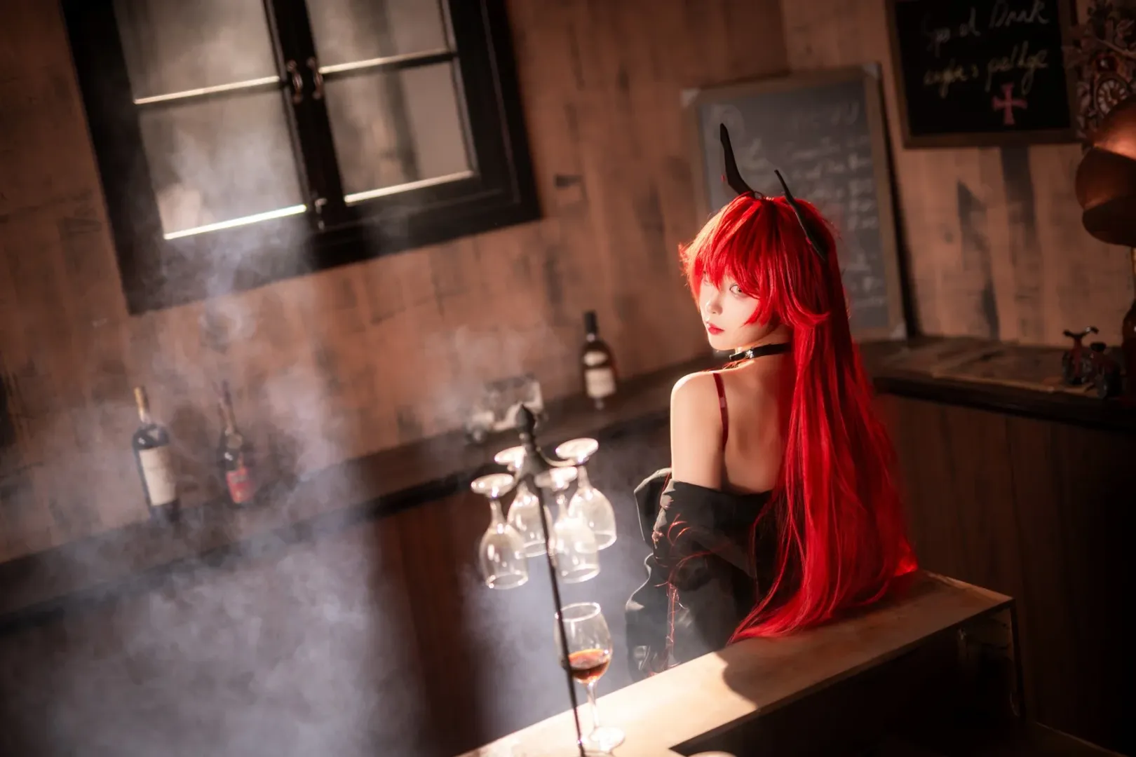 二次元cosplay, 胜利女神：妮姬, 暗黑风造型, nikke, 小红帽cos - 第7张