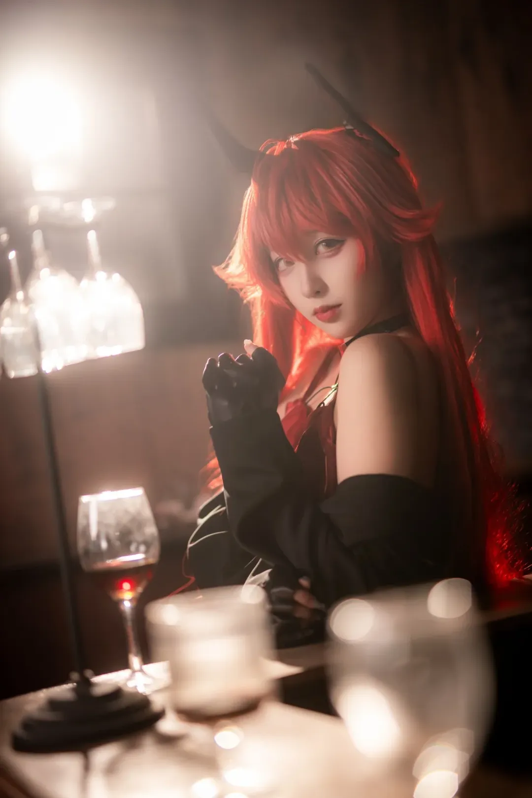 二次元cosplay, 胜利女神：妮姬, 暗黑风造型, nikke, 小红帽cos - 第8张