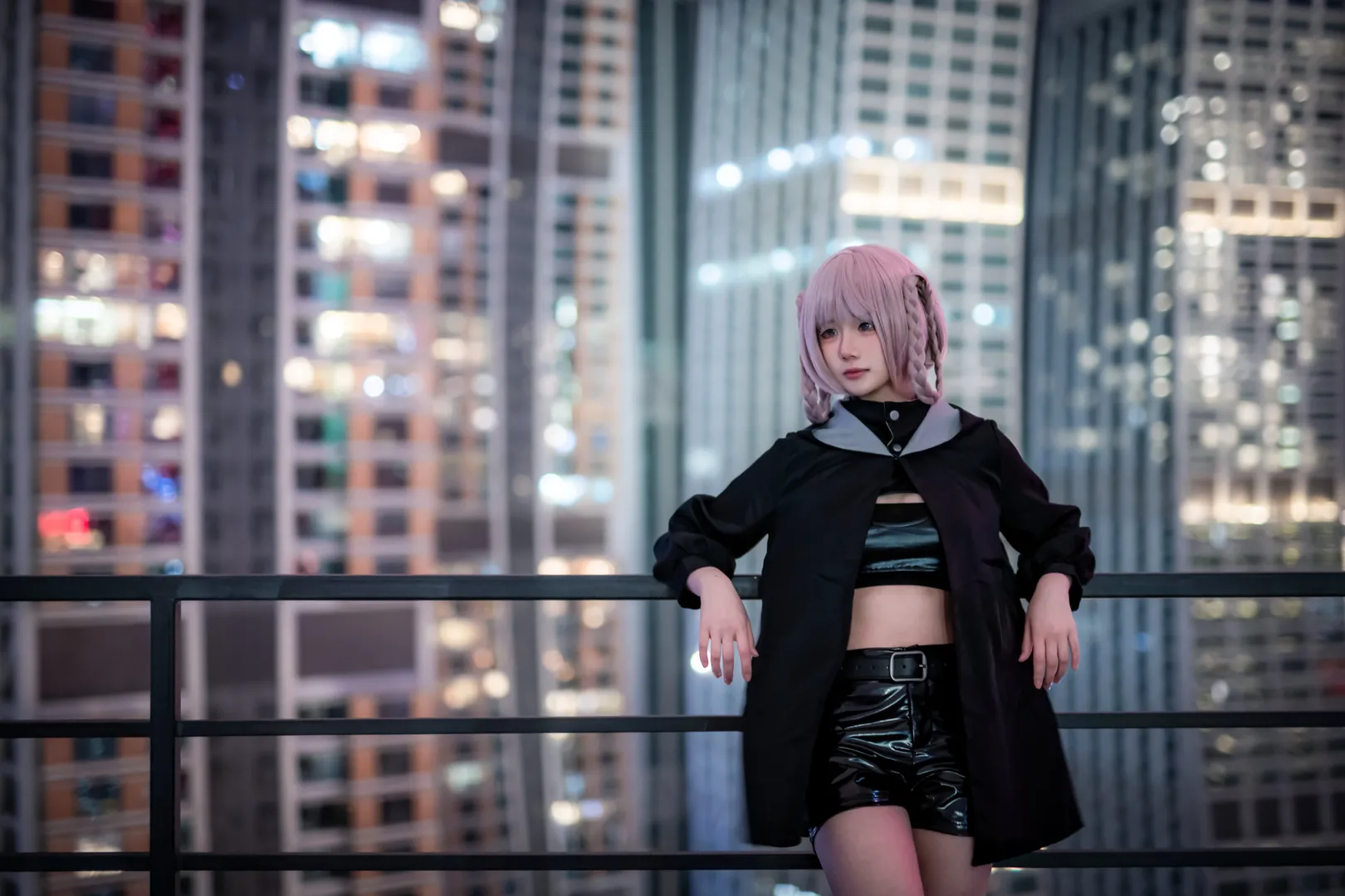 七草荠cos, 彻夜之歌, cosplay正片, 夜景人像摄影, 重庆拍照打卡 - 第7张