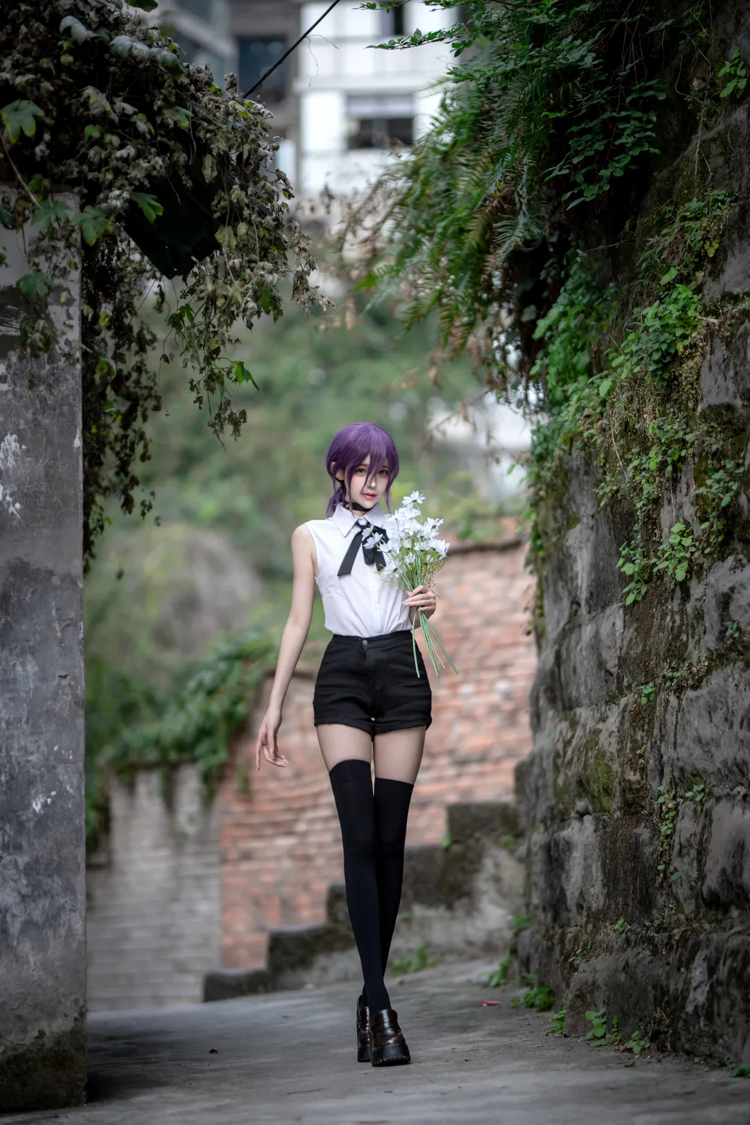 Cosplay摄影, 电锯人, 二次元写真, 重庆外景, 蕾赛cos