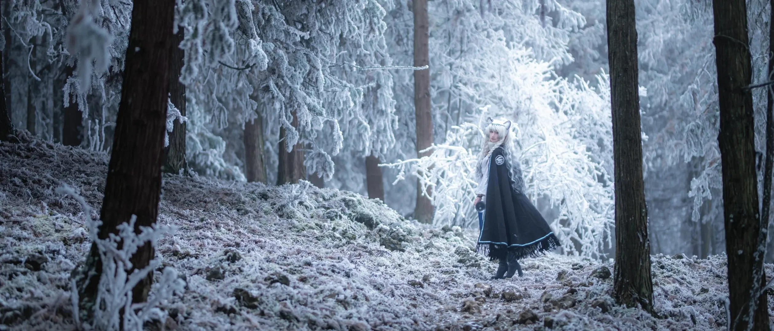 二次元摄影, 初雪cos, 明日方舟, 重庆约拍, 雪景cos - 第5张