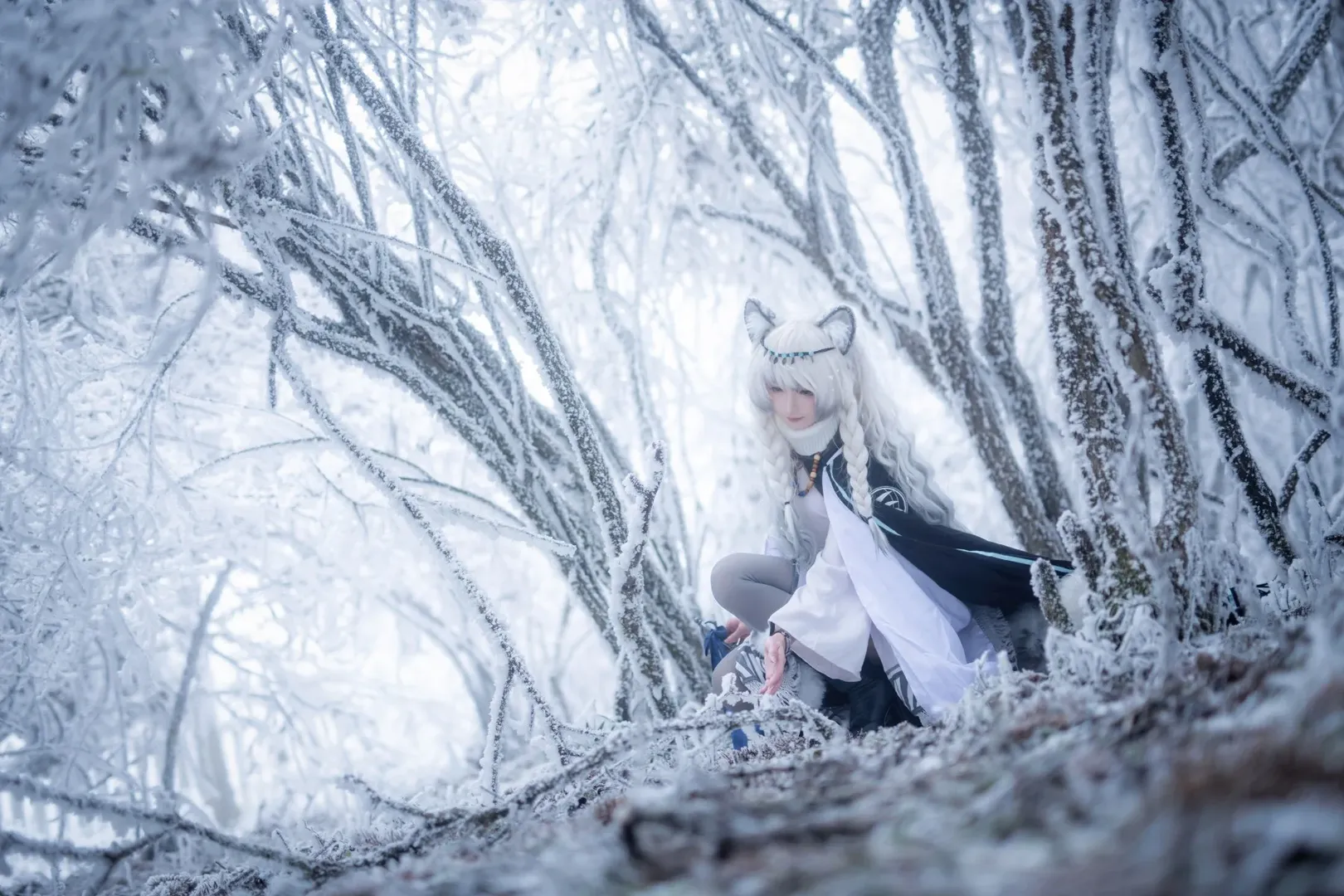 二次元摄影, 初雪cos, 明日方舟, 重庆约拍, 雪景cos - 第7张