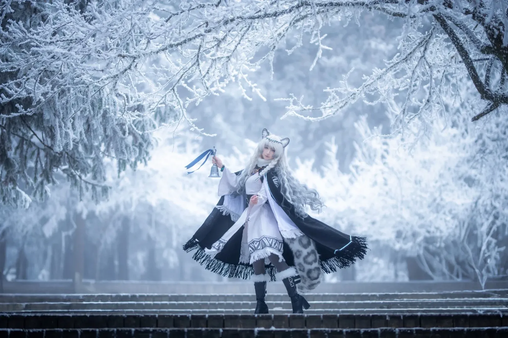 二次元摄影, 初雪cos, 明日方舟, 重庆约拍, 雪景cos - 第8张