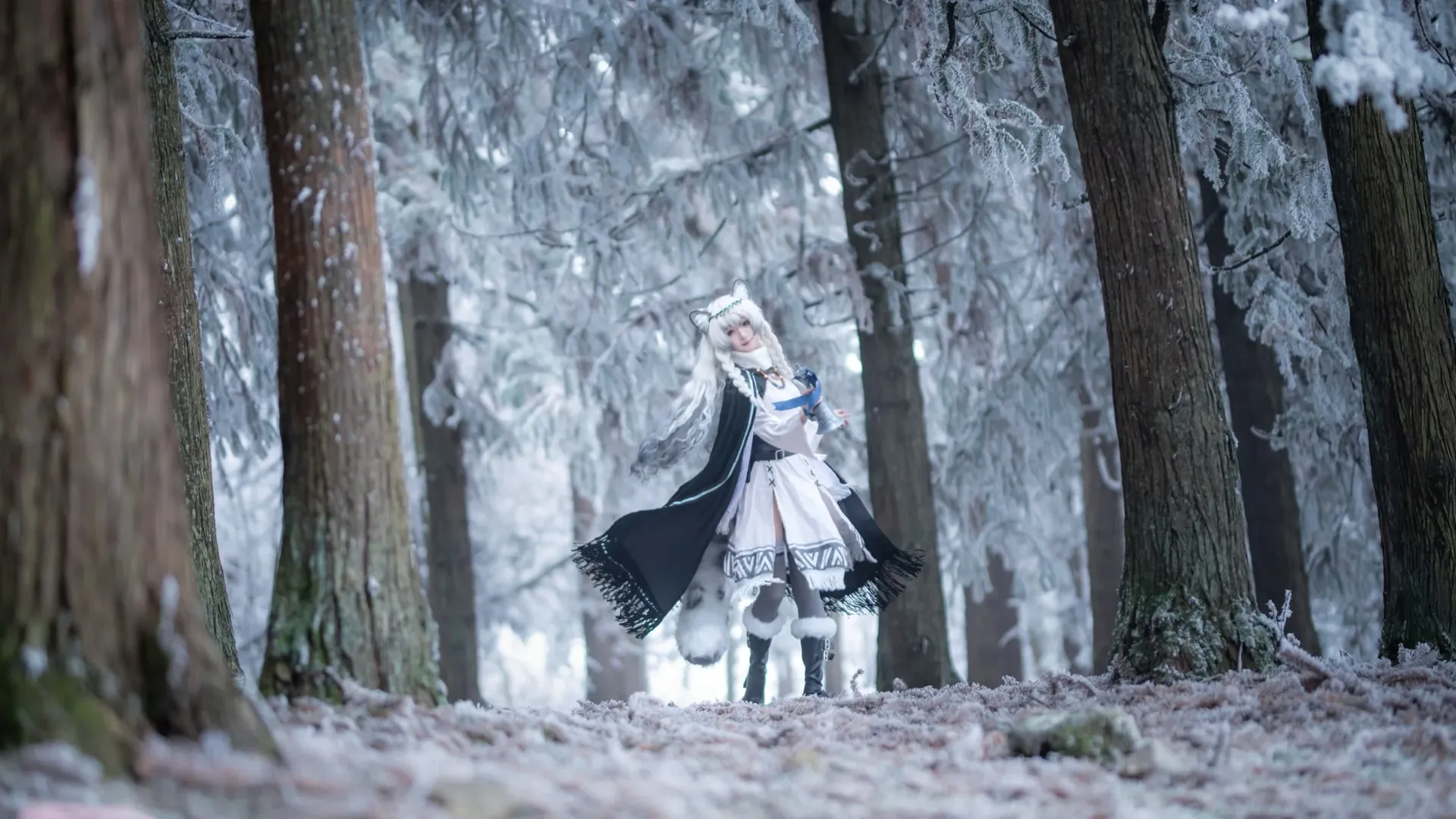 二次元摄影, 初雪cos, 明日方舟, 重庆约拍, 雪景cos - 第9张