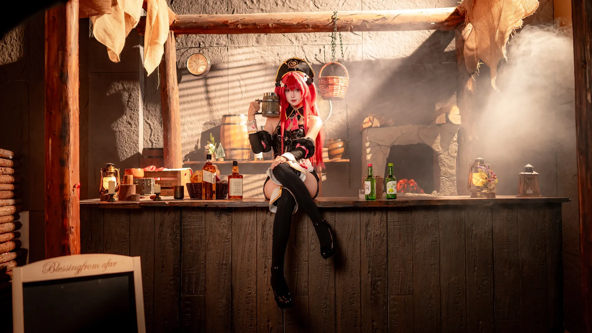 马斯特cos, cosplay正片, nikke, 尼康线下摄影, 复古酒馆 - 第2张