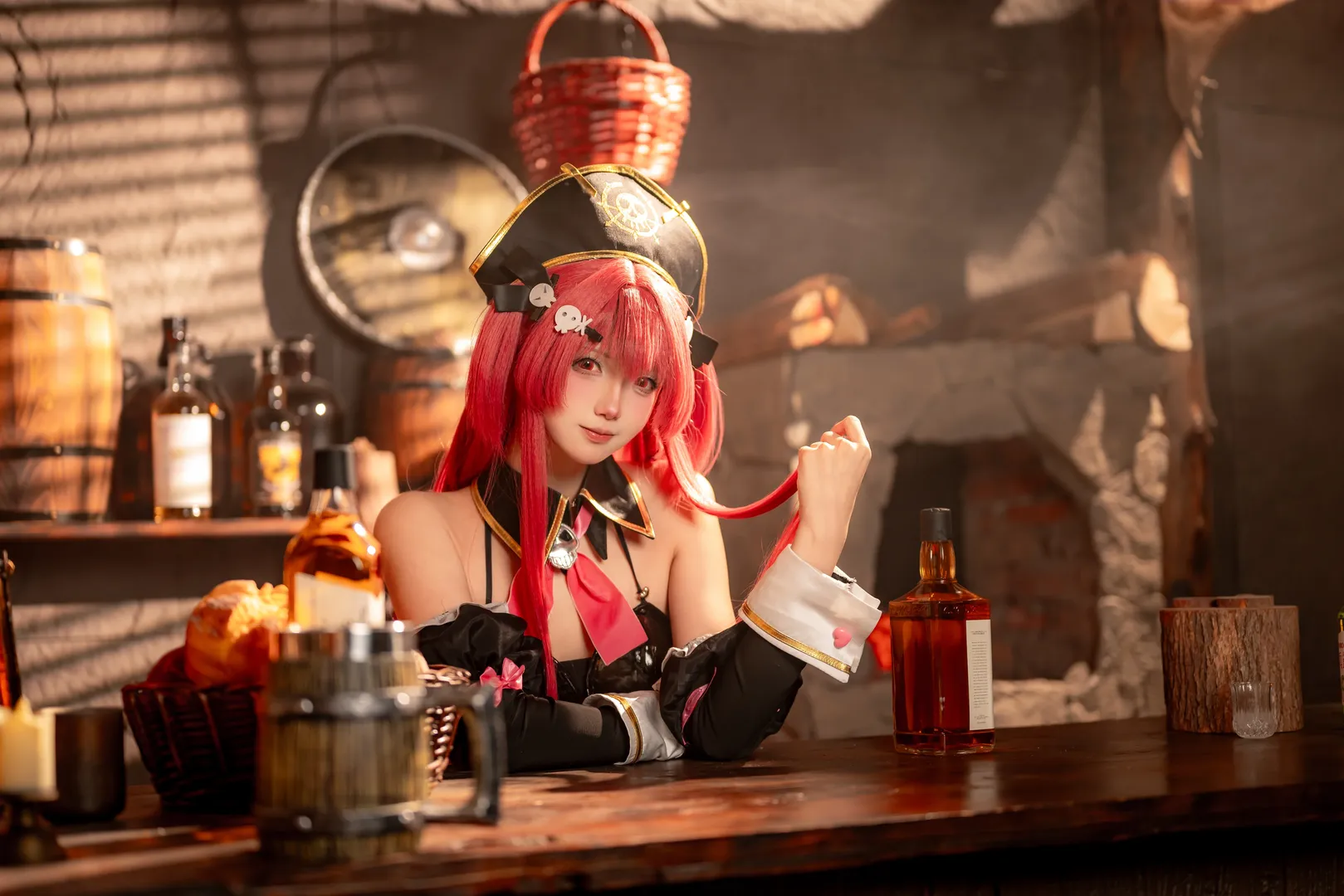 马斯特cos, cosplay正片, nikke, 尼康线下摄影, 复古酒馆 - 第5张