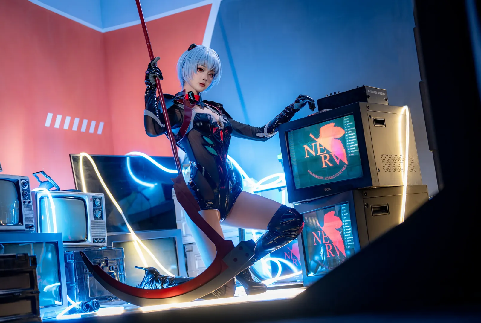 二次元摄影, 绫波丽cos, EVA, 重庆摄影, 机械感写真