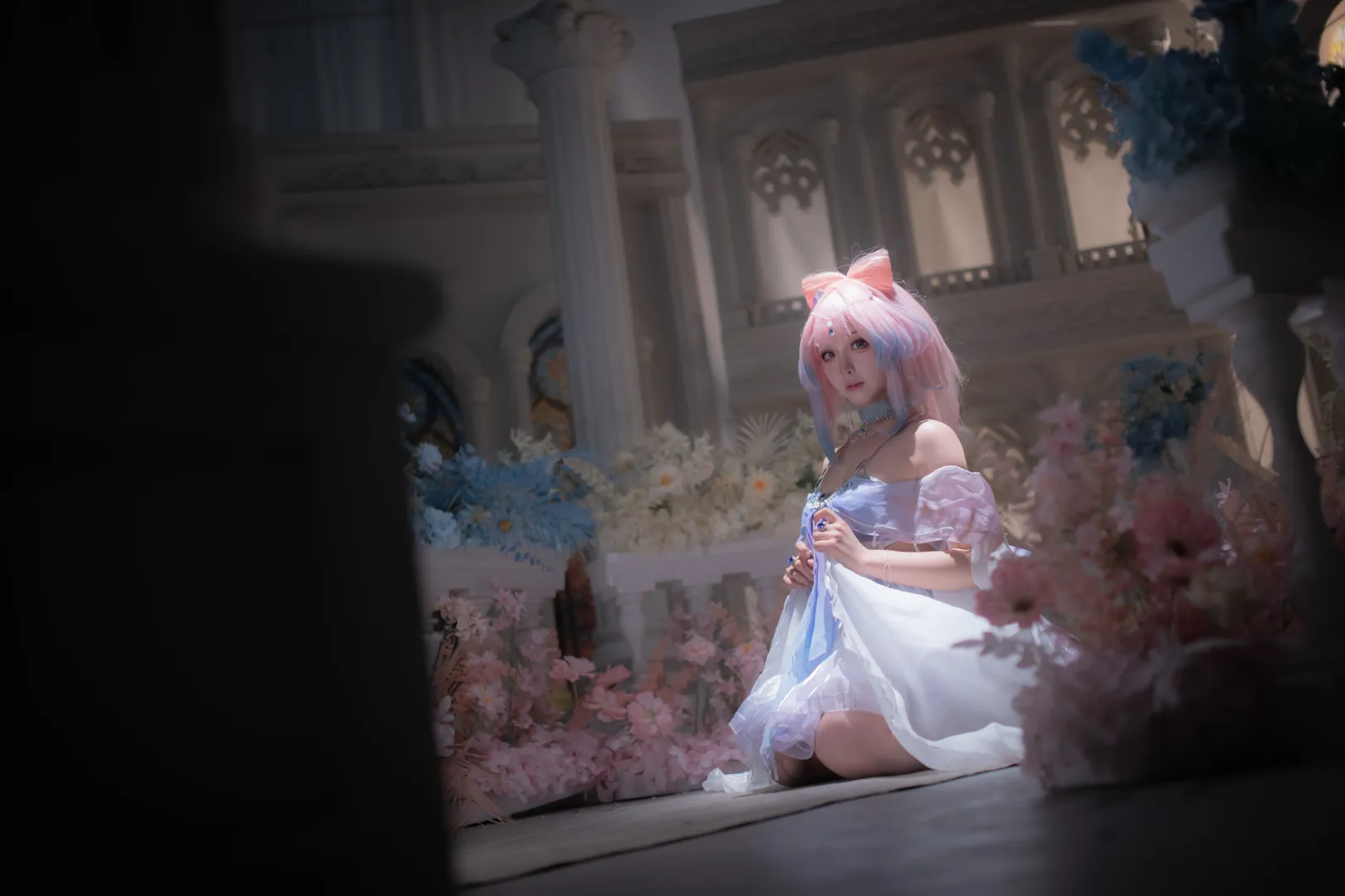 原神, 二次元摄影, 珊瑚宫心海cos, cosplay正片, 教堂氛围写真 - 第3张
